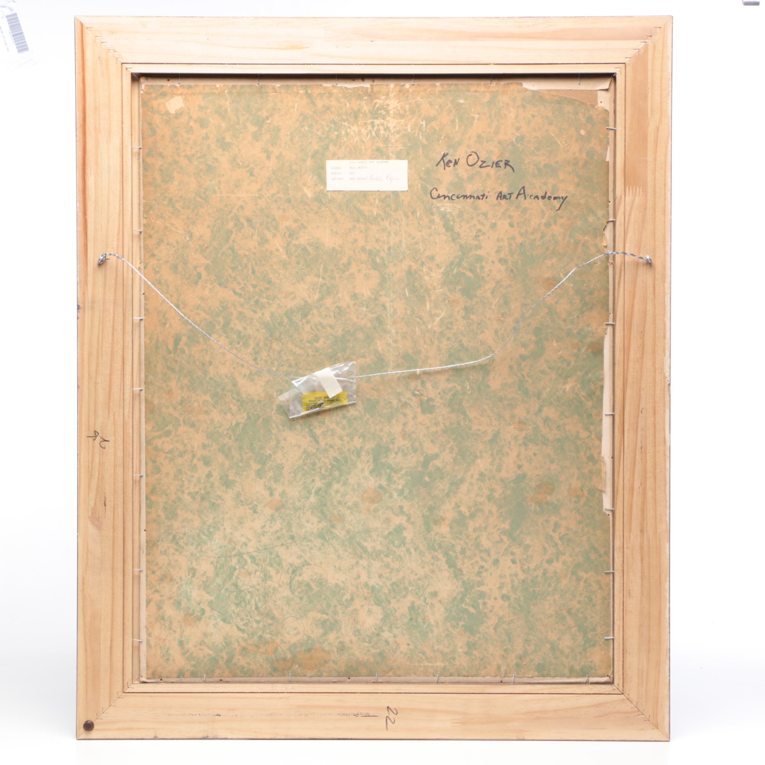 Kenneth Ozier Floral Still Life Oil Painting