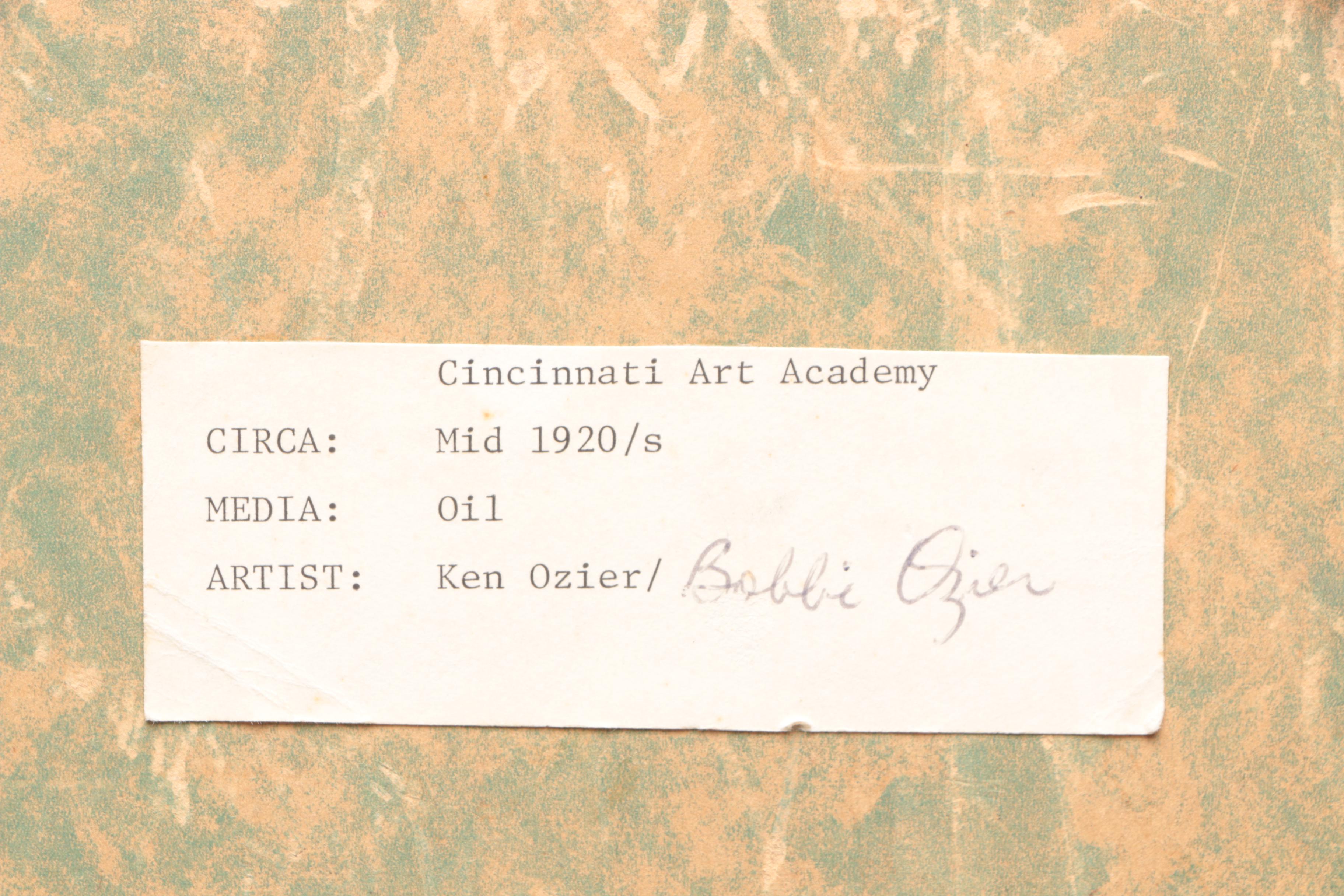 Kenneth Ozier Floral Still Life Oil Painting