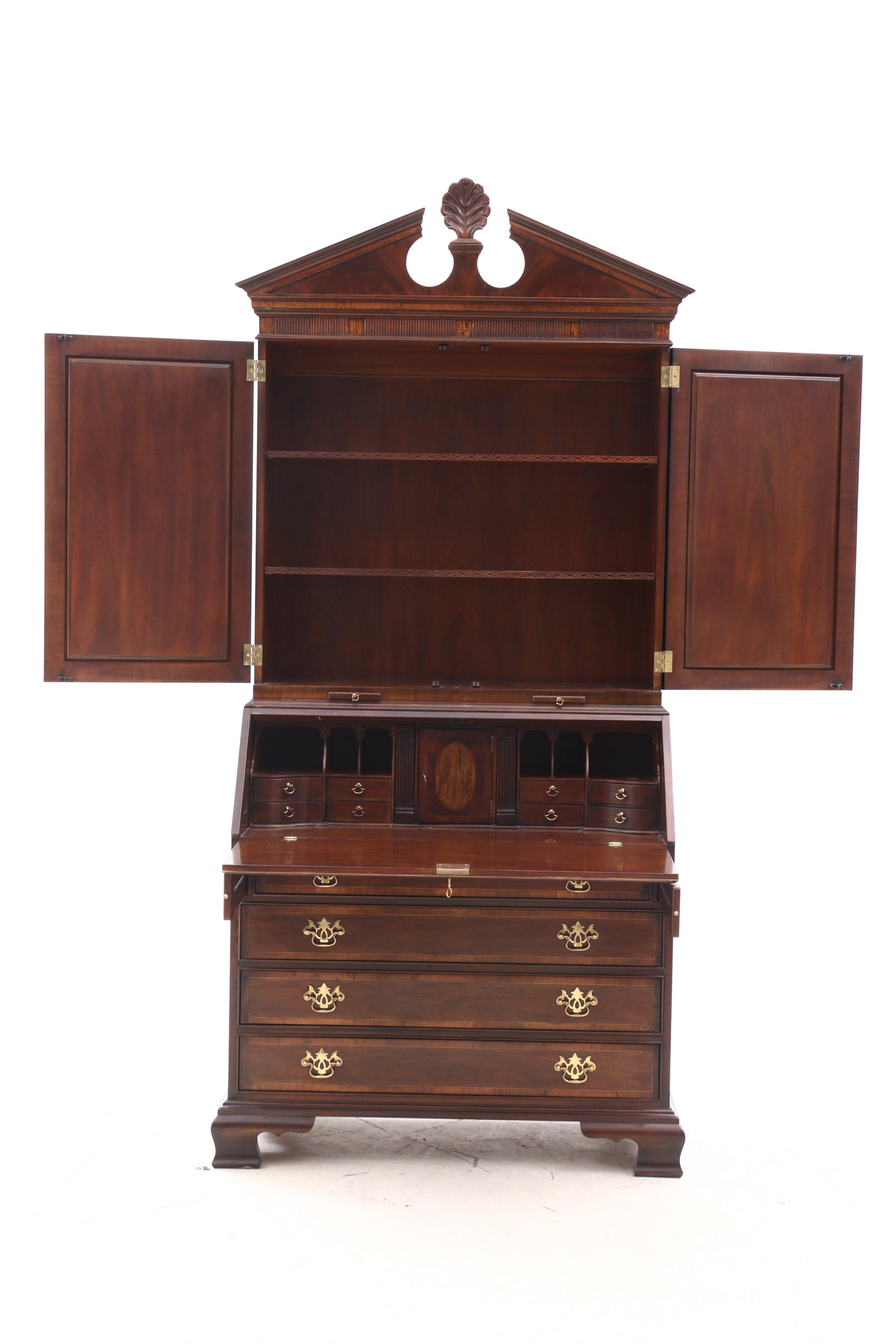 Drexel-Heritage "Heirloom" Mahogany Secretary Desk