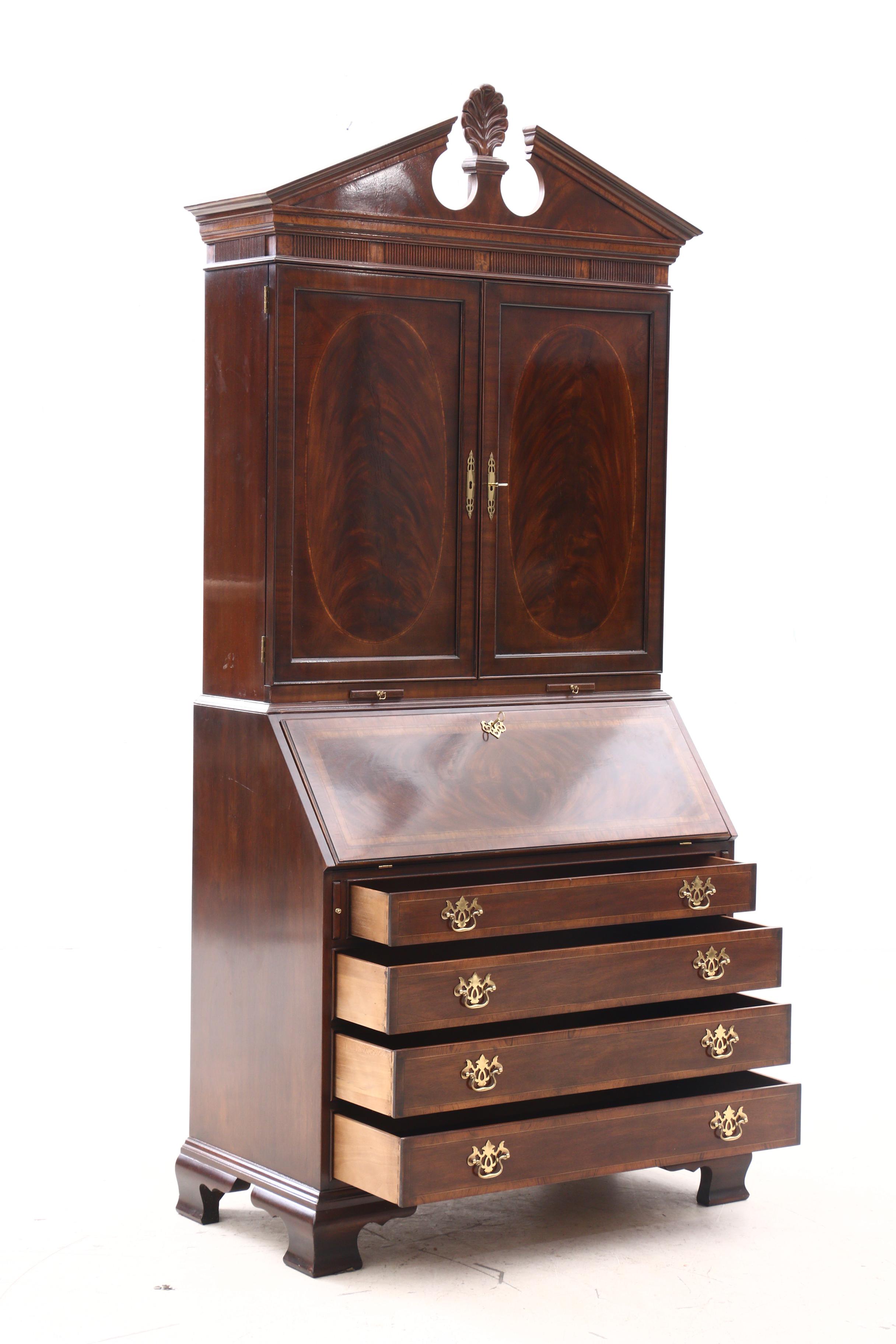 Drexel-Heritage "Heirloom" Mahogany Secretary Desk