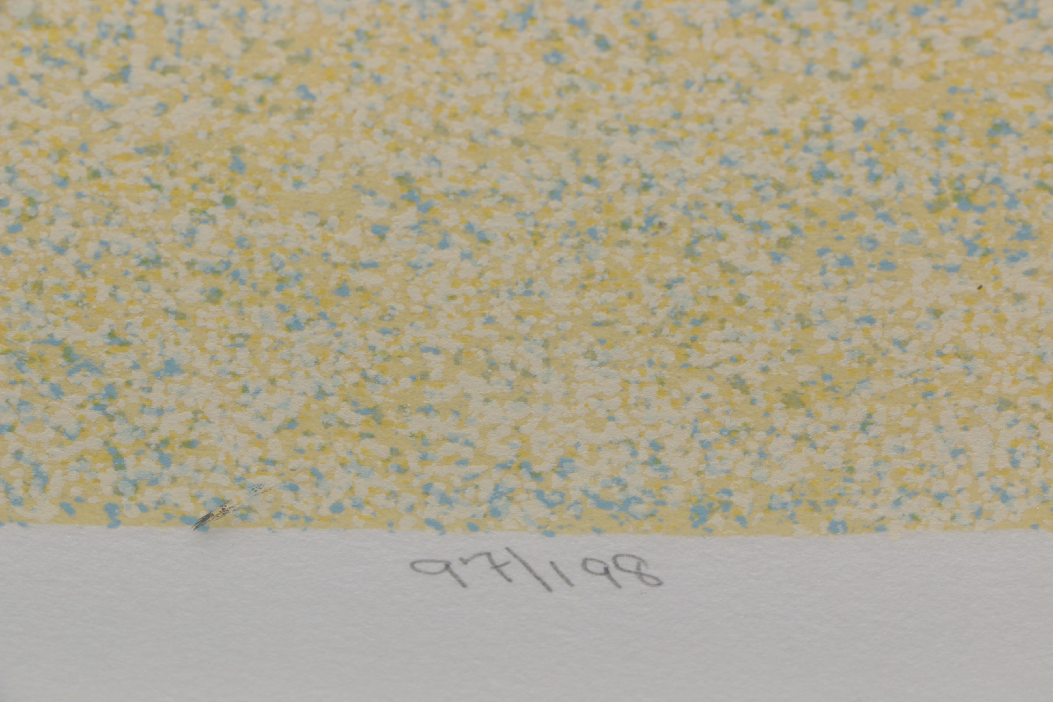 V. Tabor Color Lithograph "The Beautiful Sea"