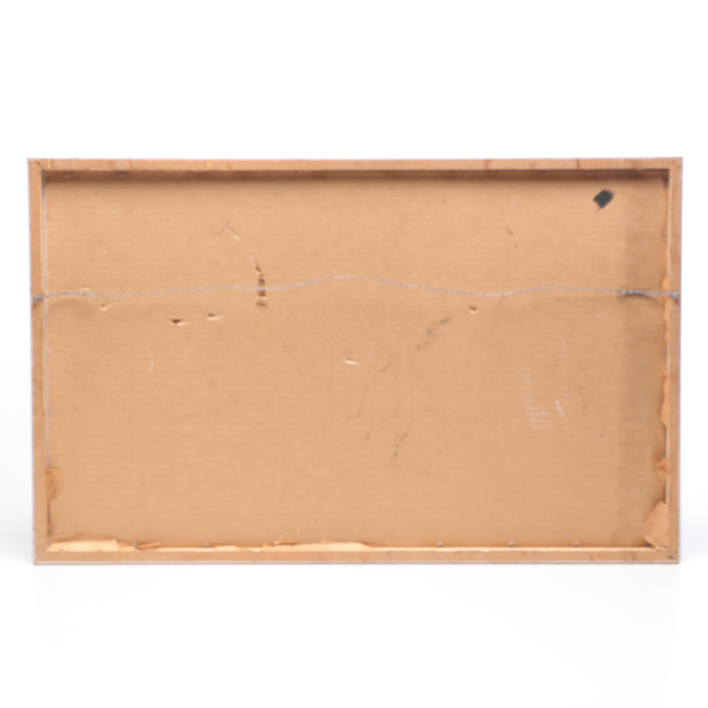 V. Tabor Color Lithograph "The Beautiful Sea"