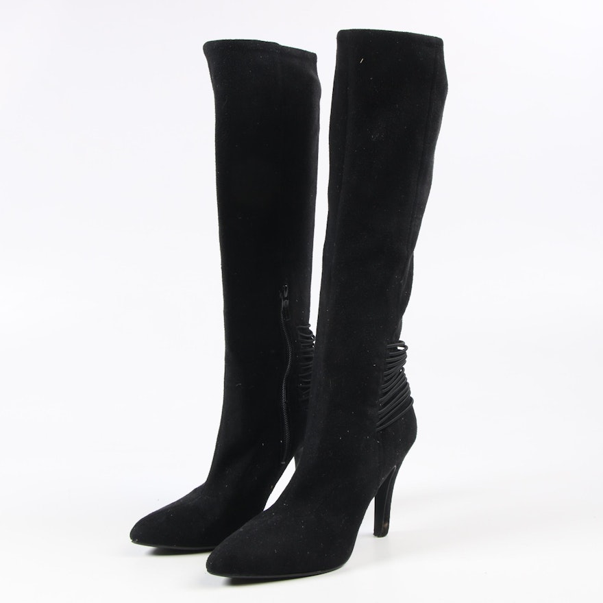 BCBGeneration Eclipse Black Heeled Tall Boots