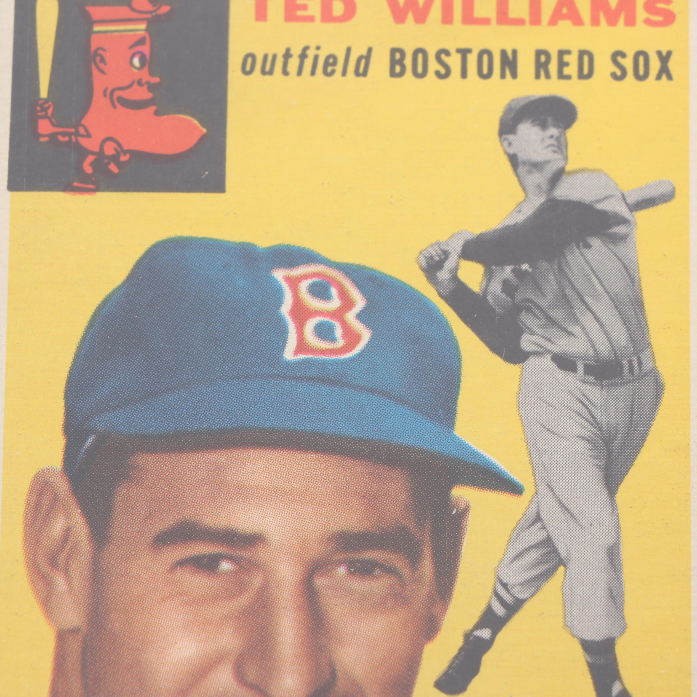 1954 Topps #250 Ted Williams Baseball Card, SGC Graded