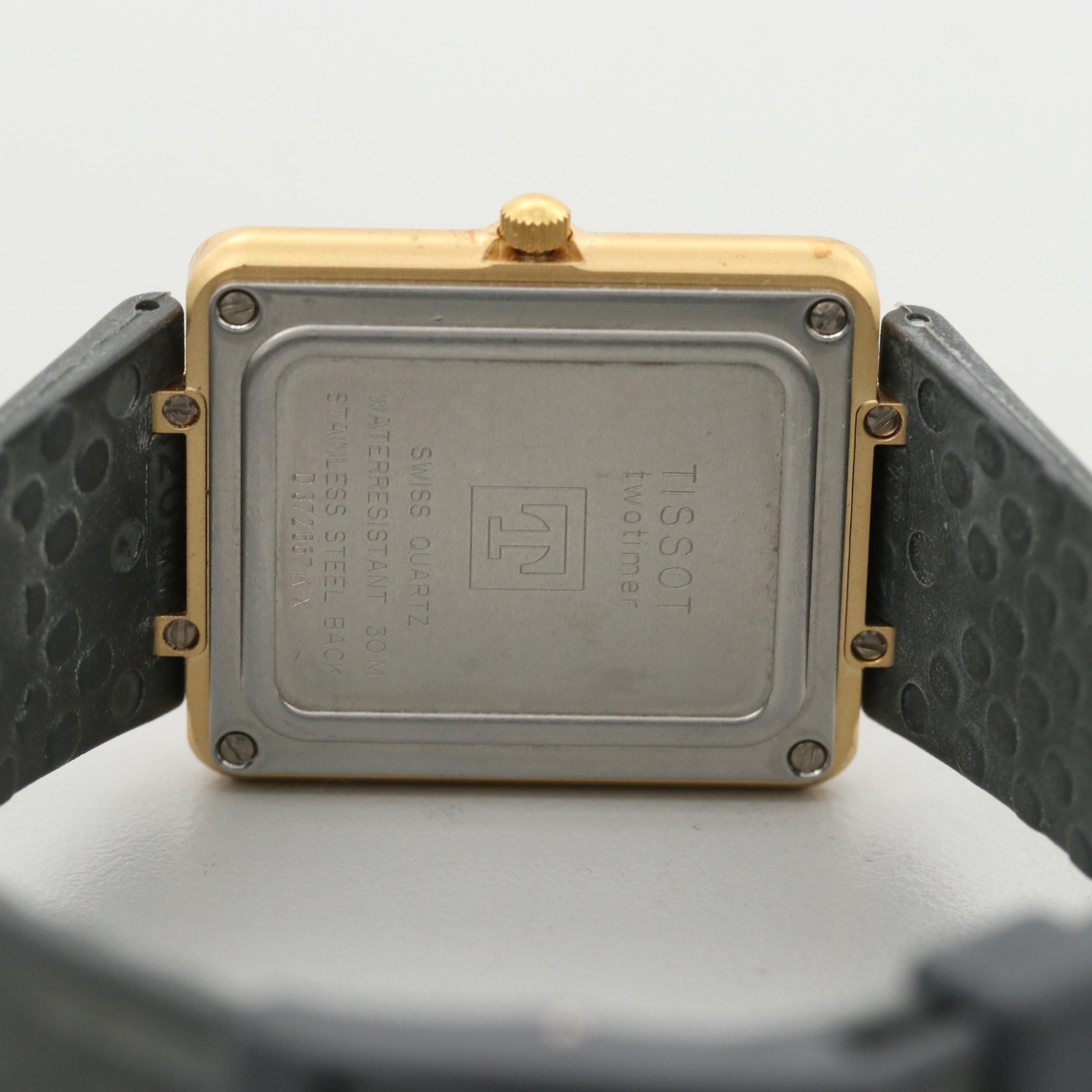 Vintage Tissot Twotimer Analog/Digital Quartz Watch