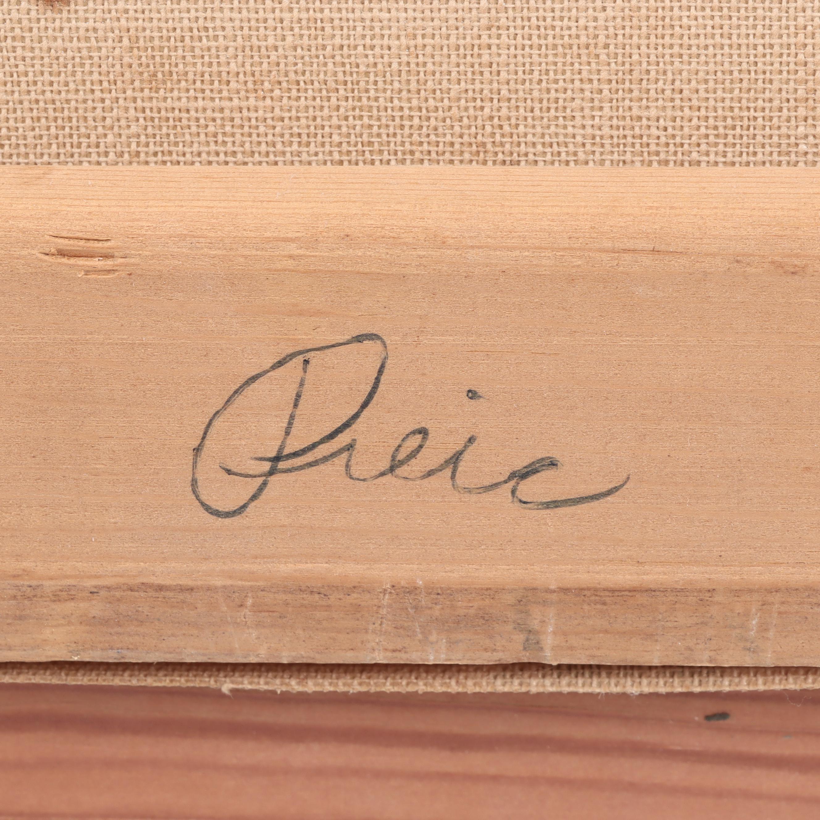 L. De Jong Oil Seascape Painting