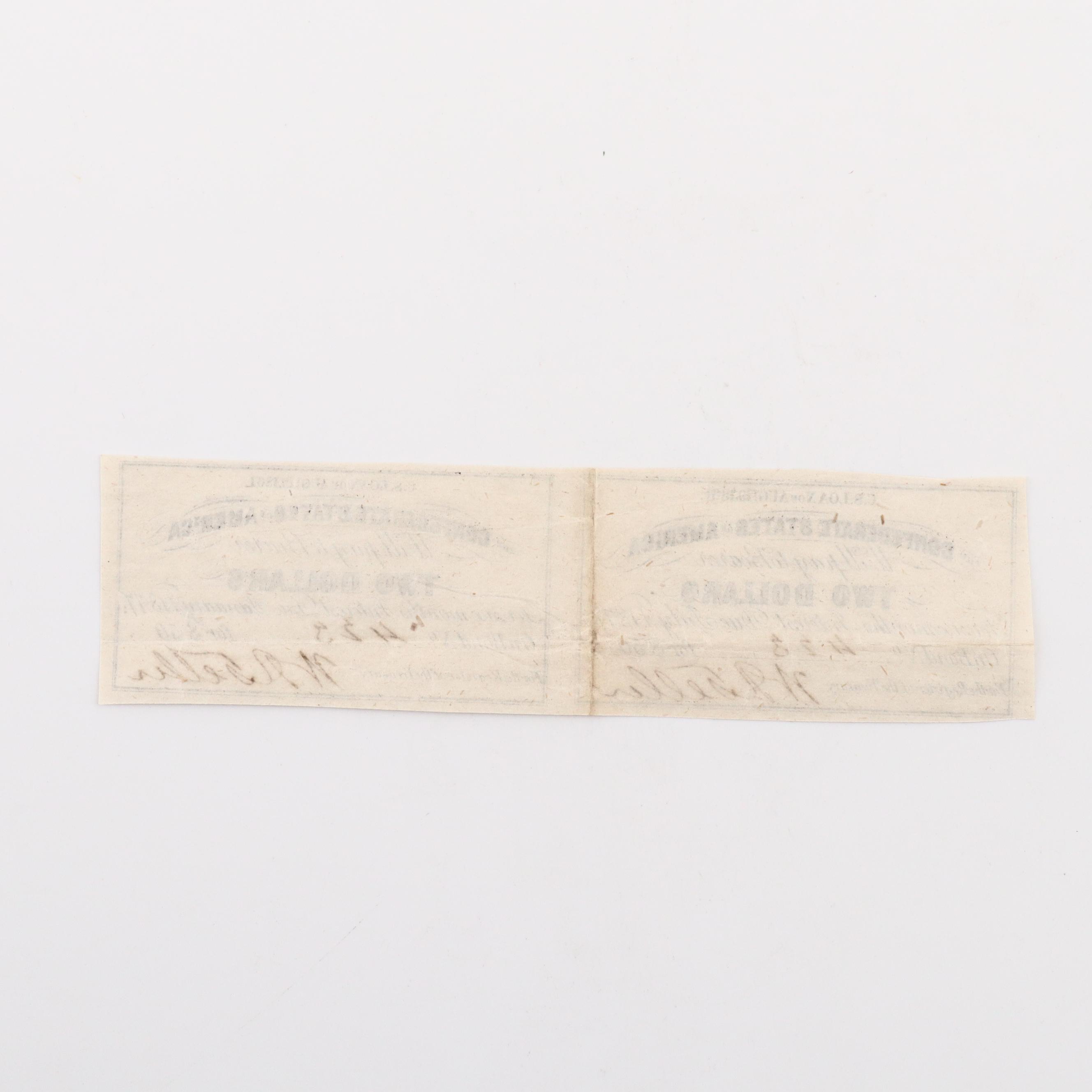 Six 19th Century Bond Coupons