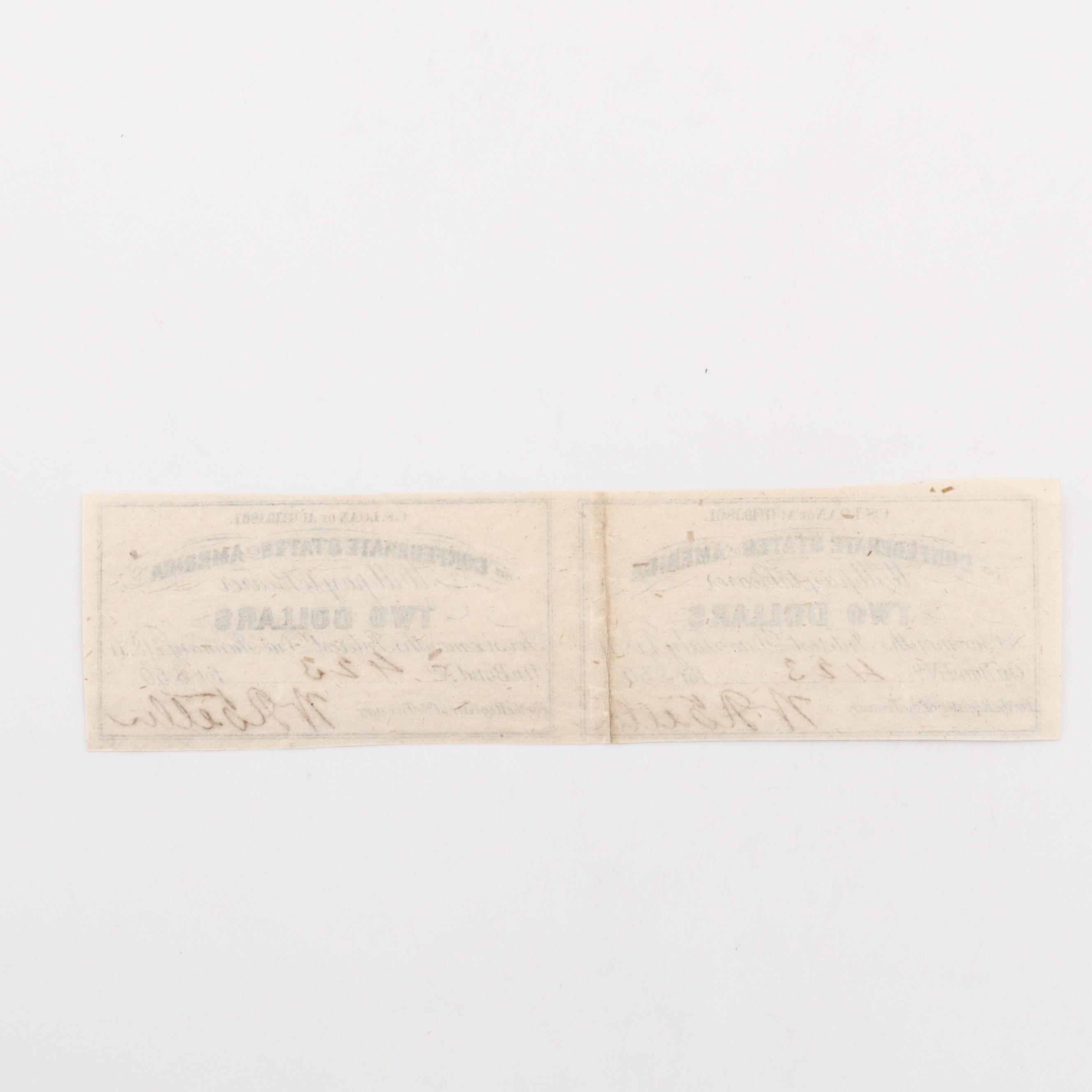 Six 19th Century Bond Coupons