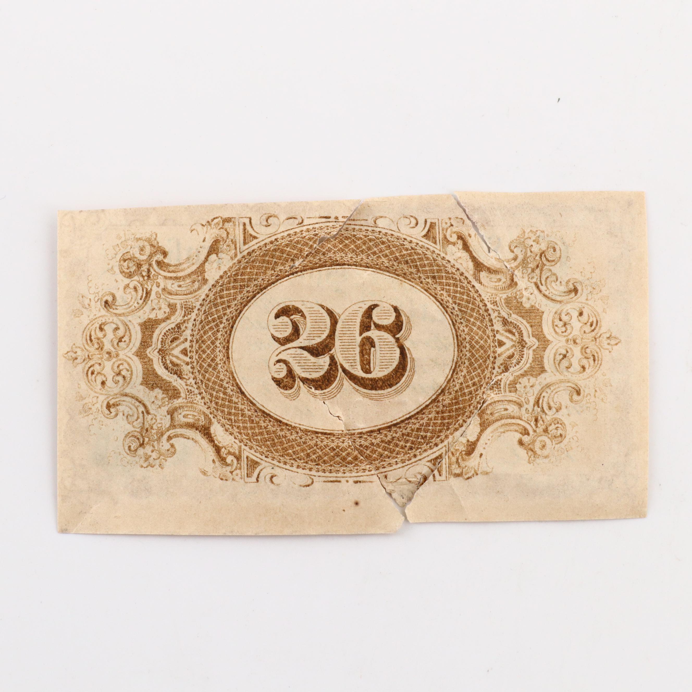 Six 19th Century Bond Coupons