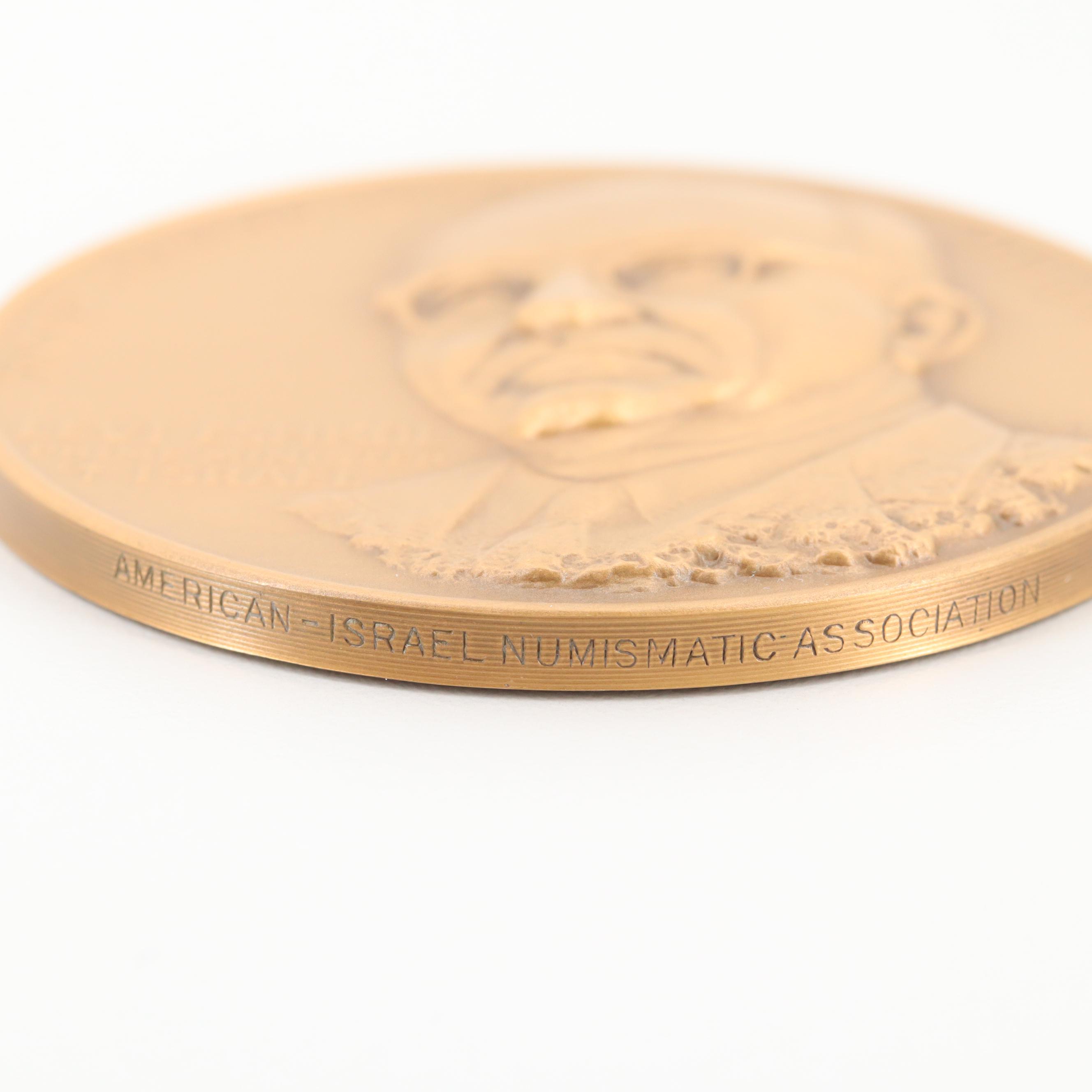 Six-Day War Commemorative Israeli Bronze Medal From 1967