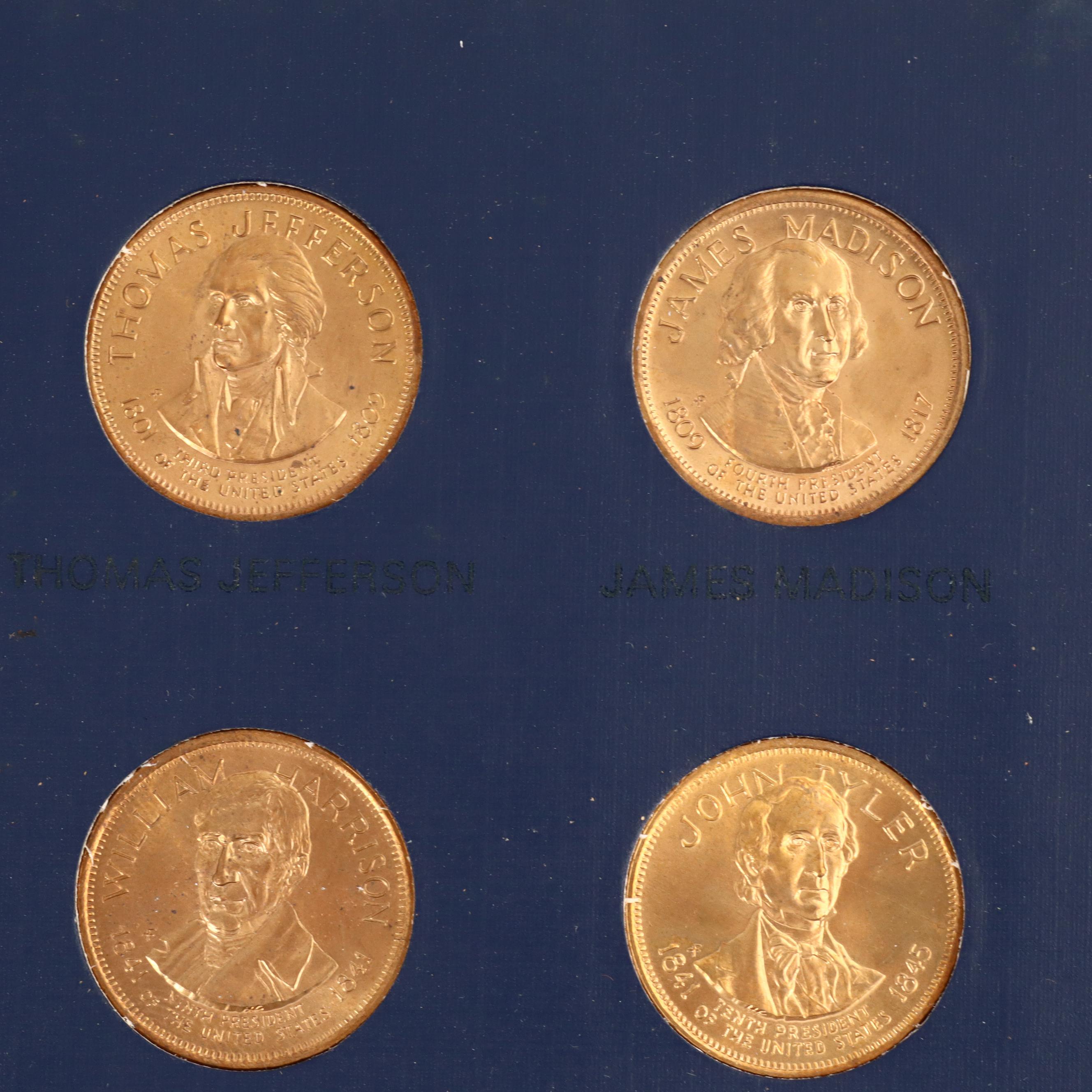 Franklin Mint Presidential Hall of Fame Medal Collection
