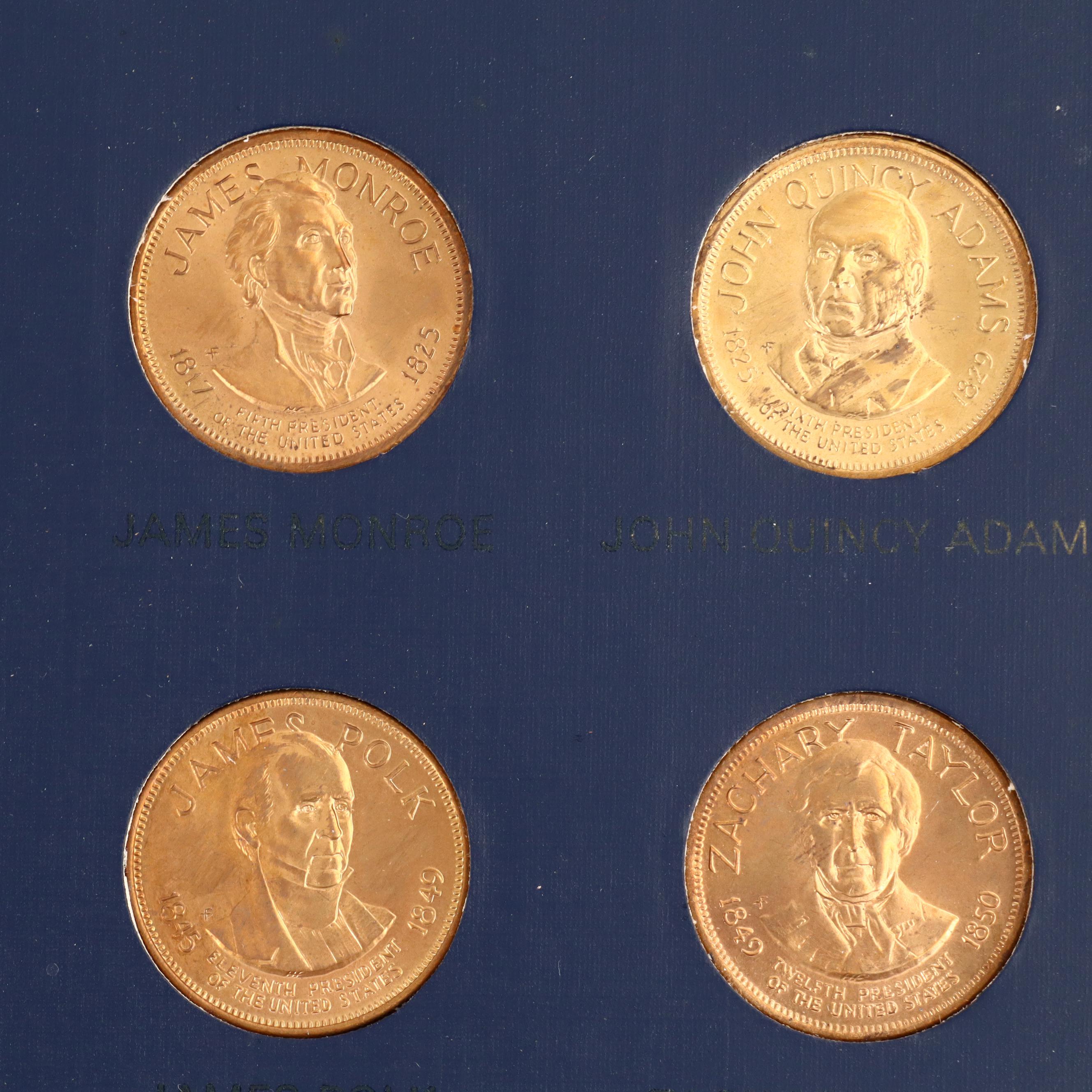 Franklin Mint Presidential Hall of Fame Medal Collection