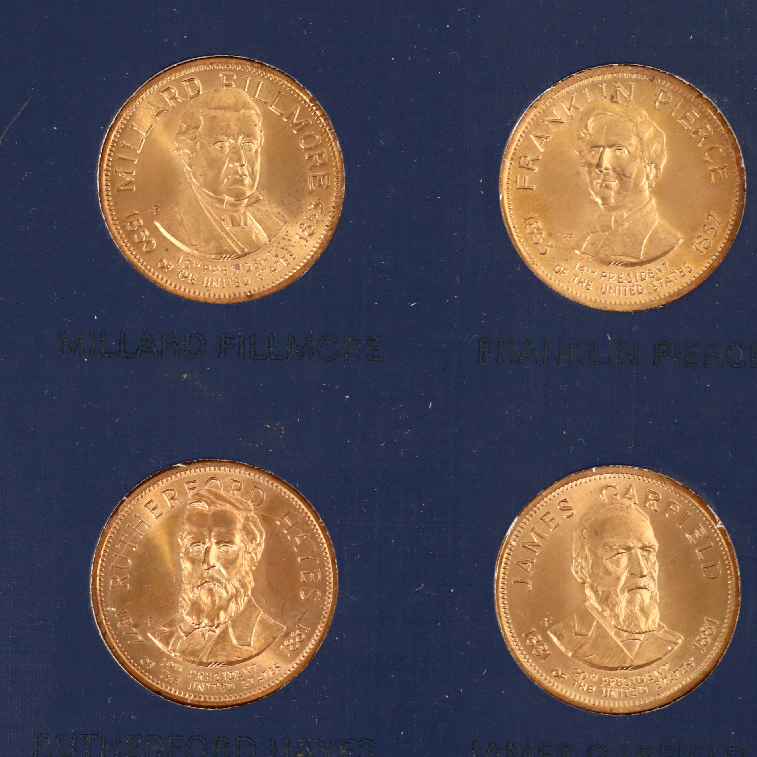 Franklin Mint Presidential Hall of Fame Medal Collection