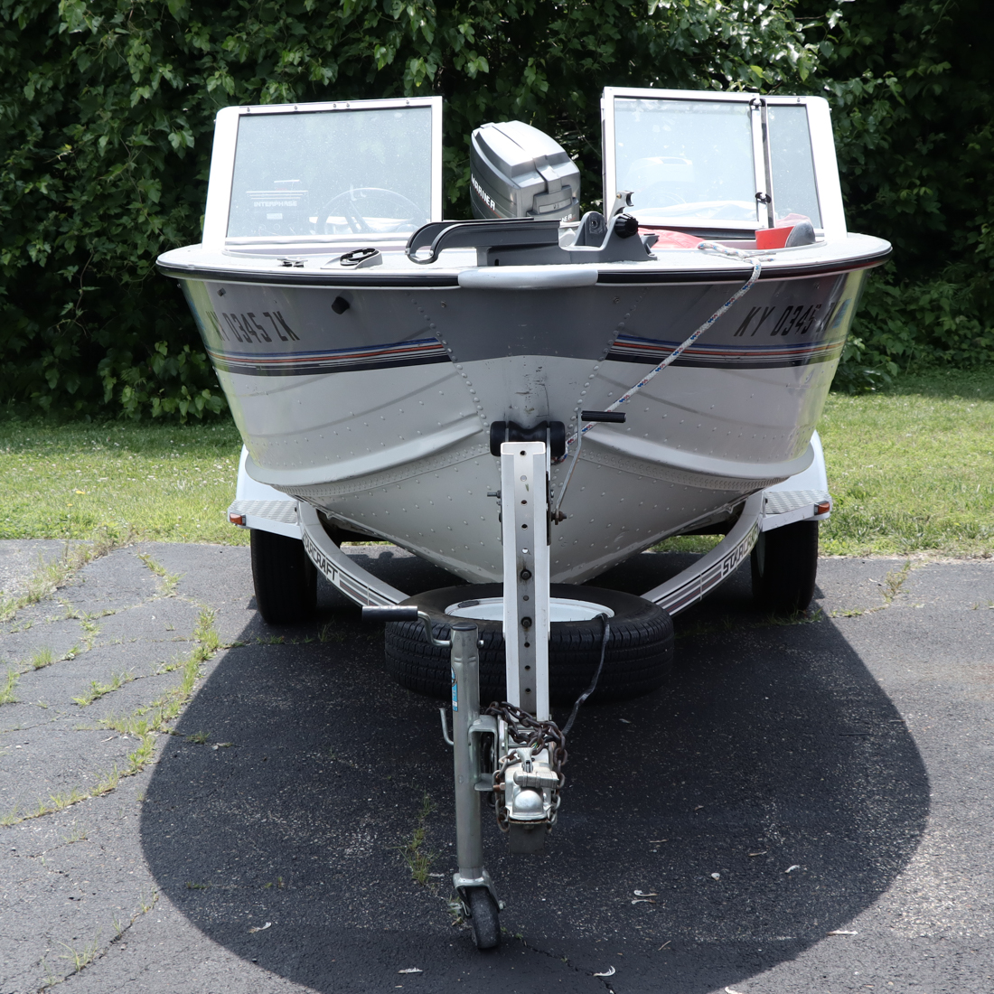 1990 16' Starcraft SuperFisherman with 60 HP Meriner Motor and Trailer