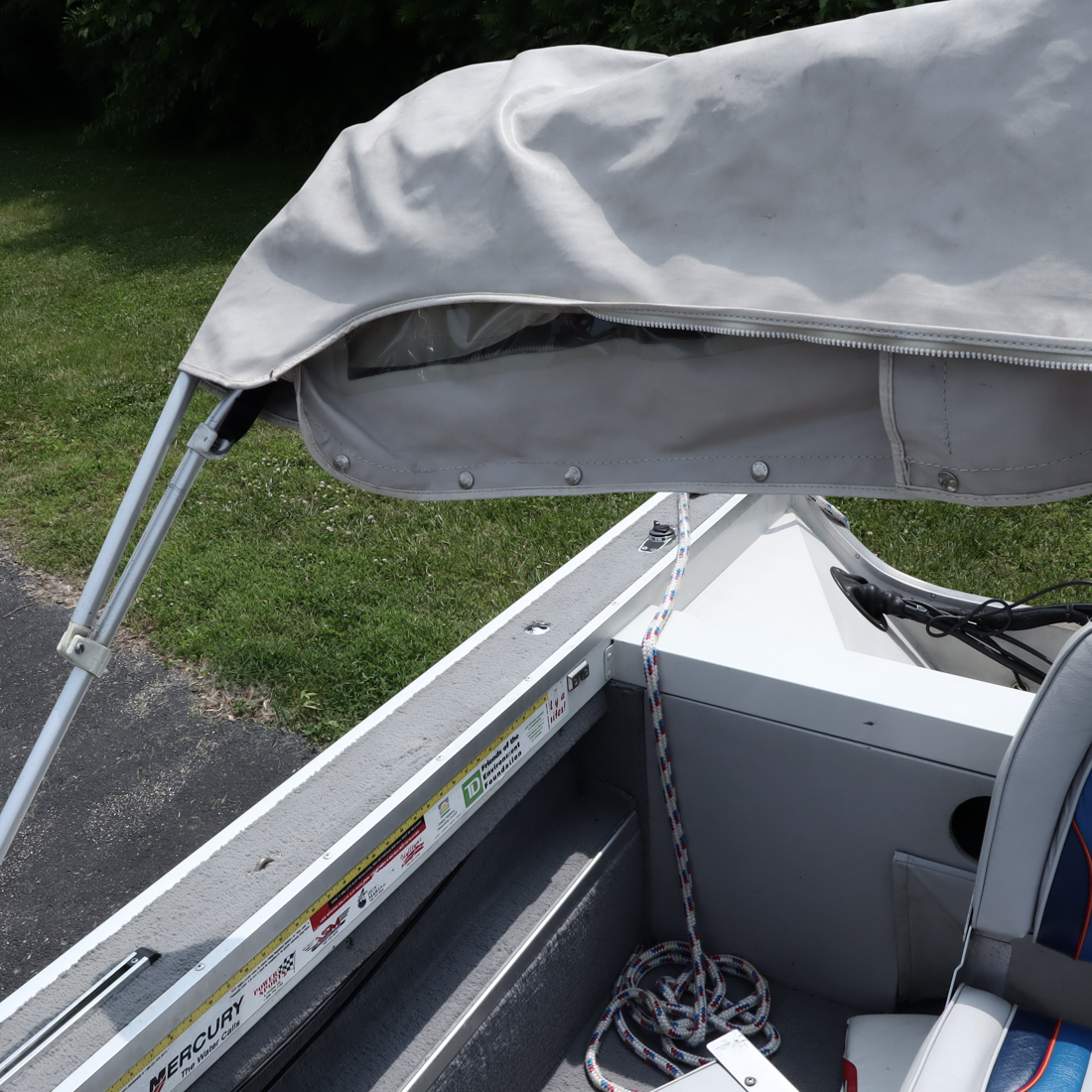 1990 16' Starcraft SuperFisherman with 60 HP Meriner Motor and Trailer