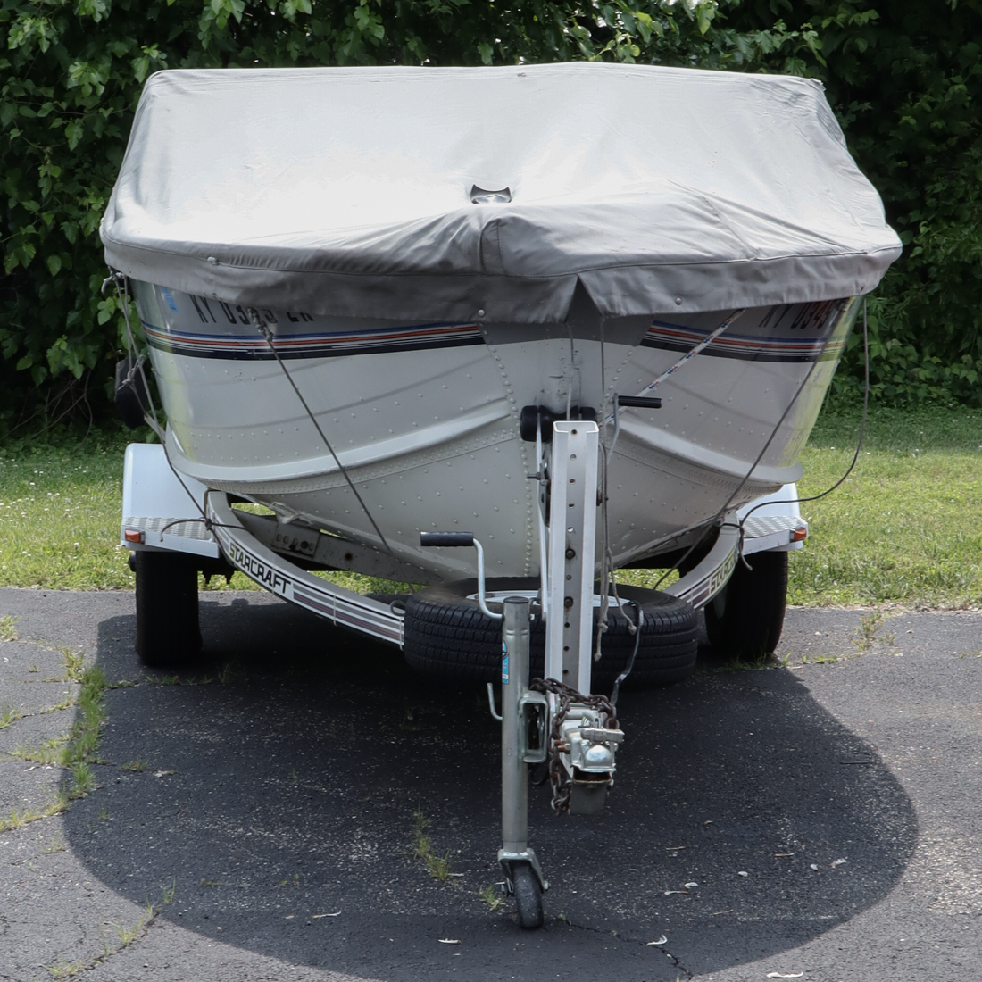 1990 16' Starcraft SuperFisherman with 60 HP Meriner Motor and Trailer
