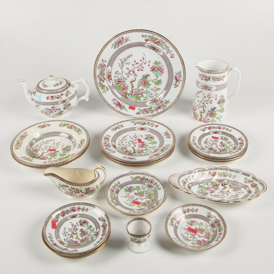 Copeland Spode "Indian Tree" Bone China Dinnerware and Serving Pieces