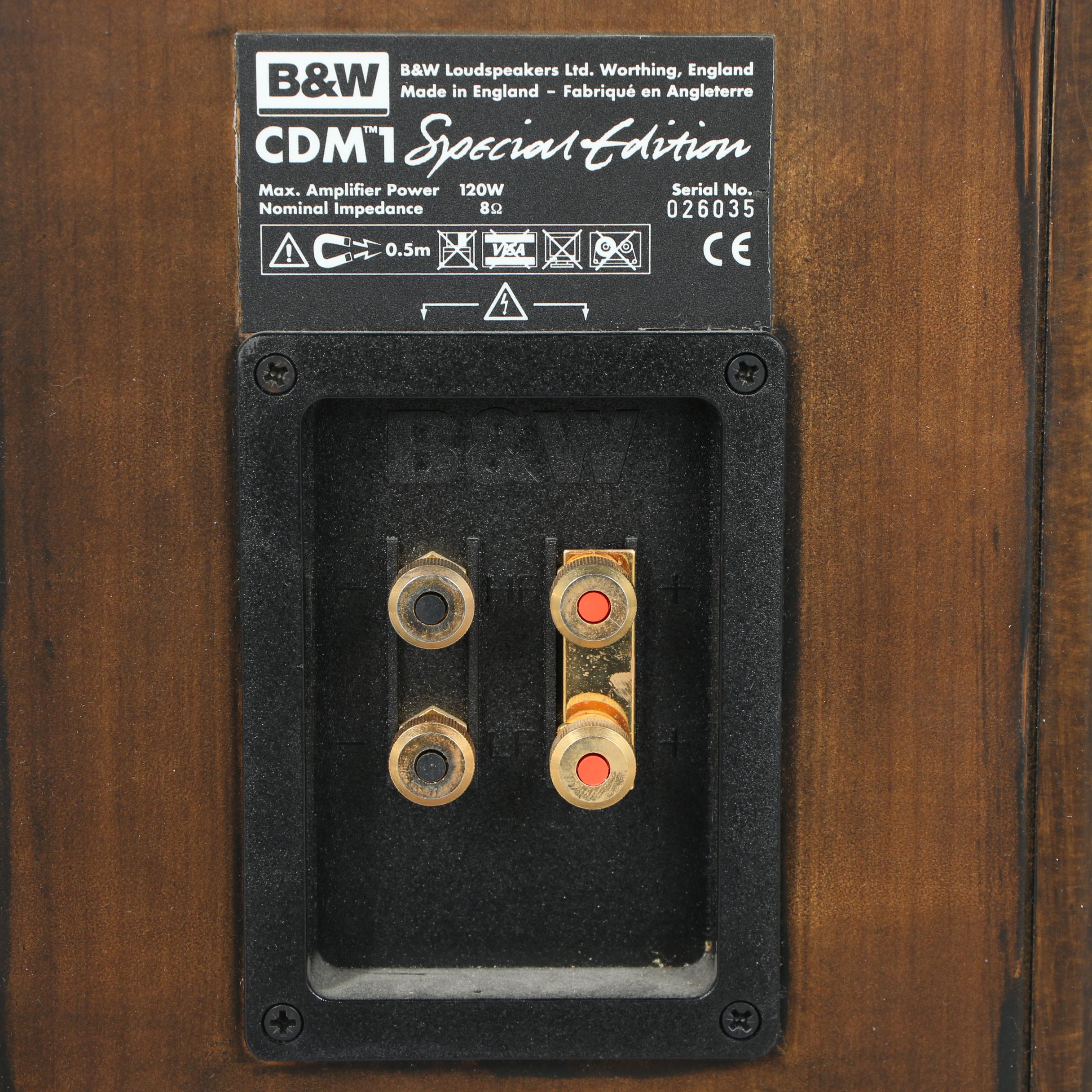 Bowers & Wilkins CDM 1 Shelf Speakers with Energy AC-300-1 Subwoofer