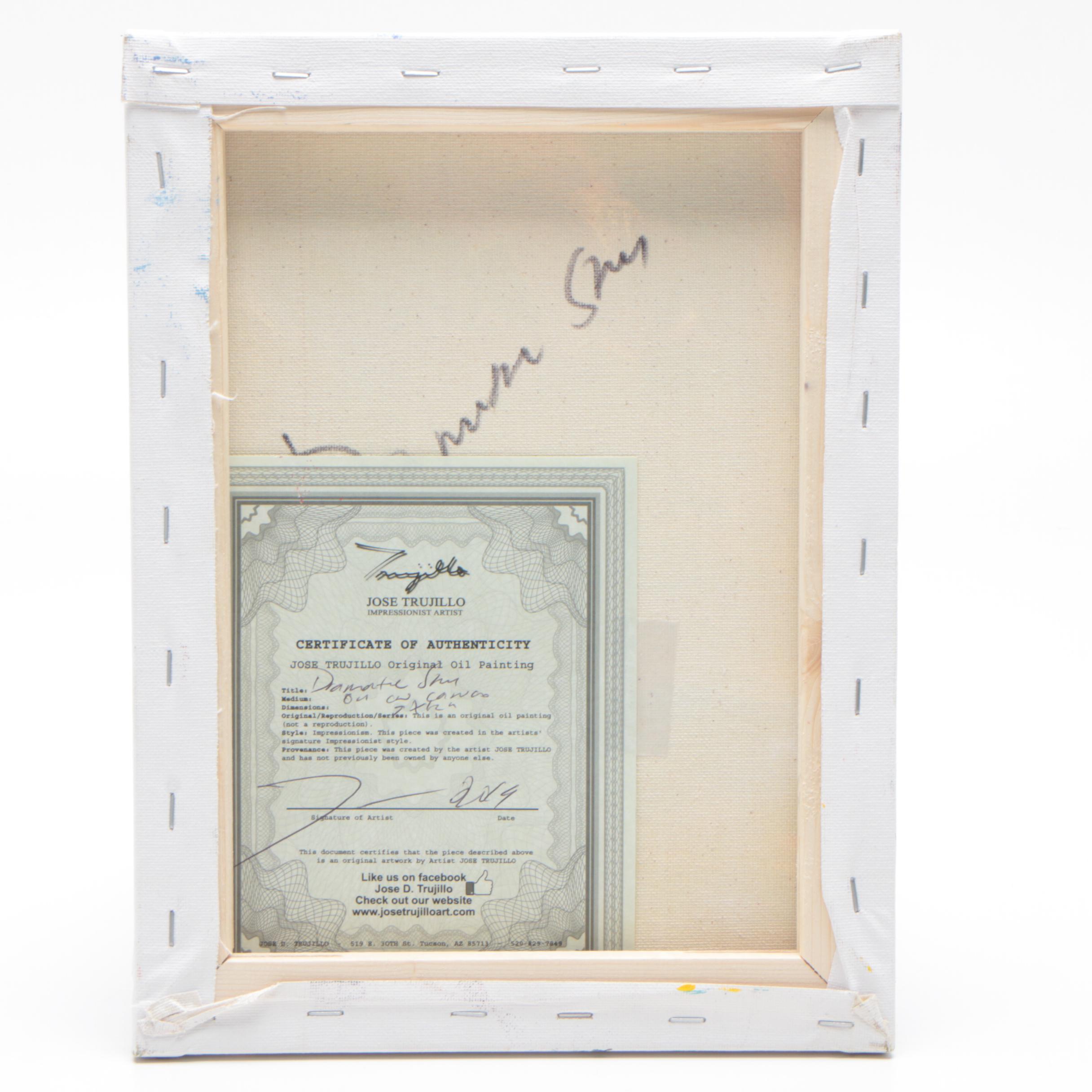 Jose Trujillo Oil Painting "Dramatic Sky"