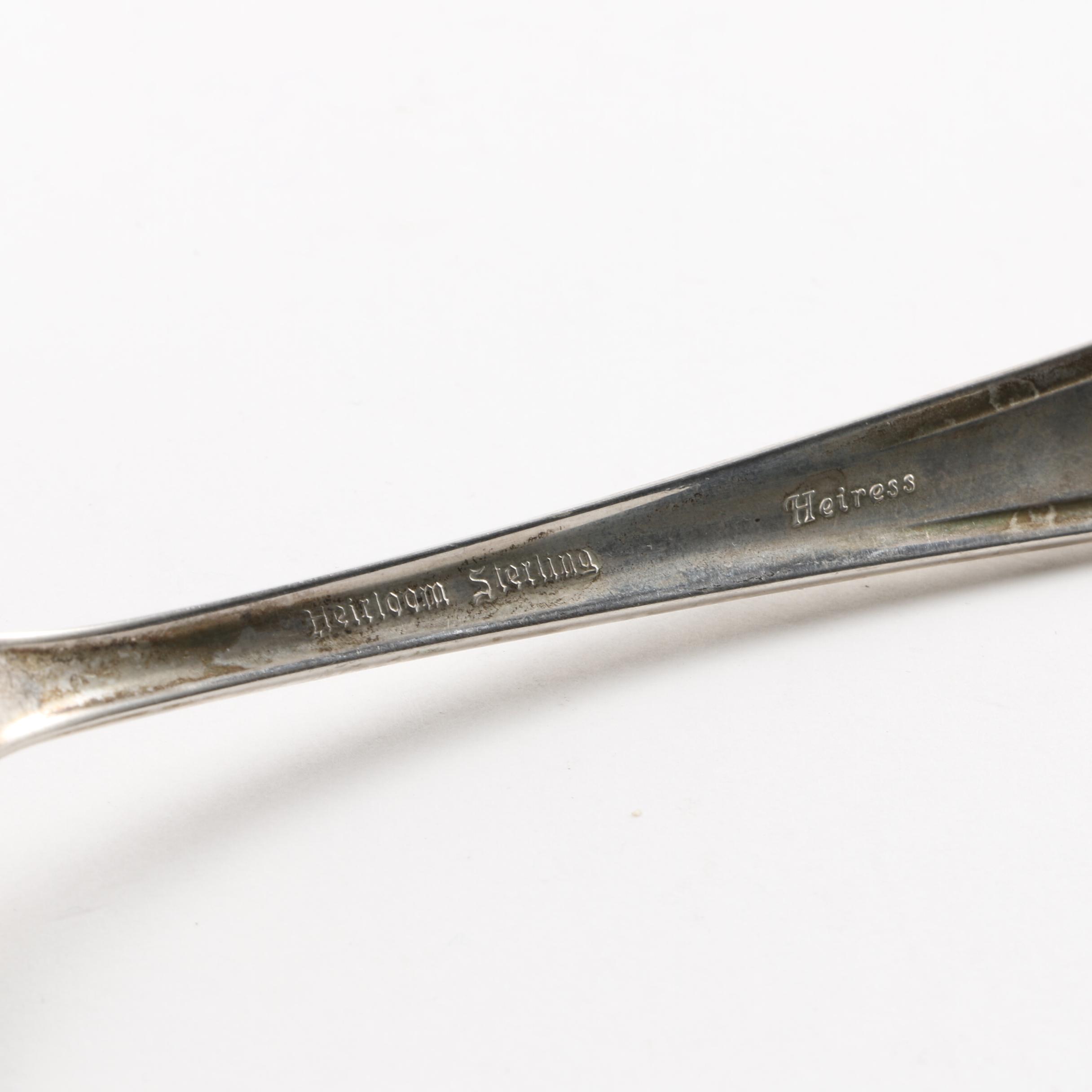 Oneida Heirloom "Heiress" Sterling Silver Flatware