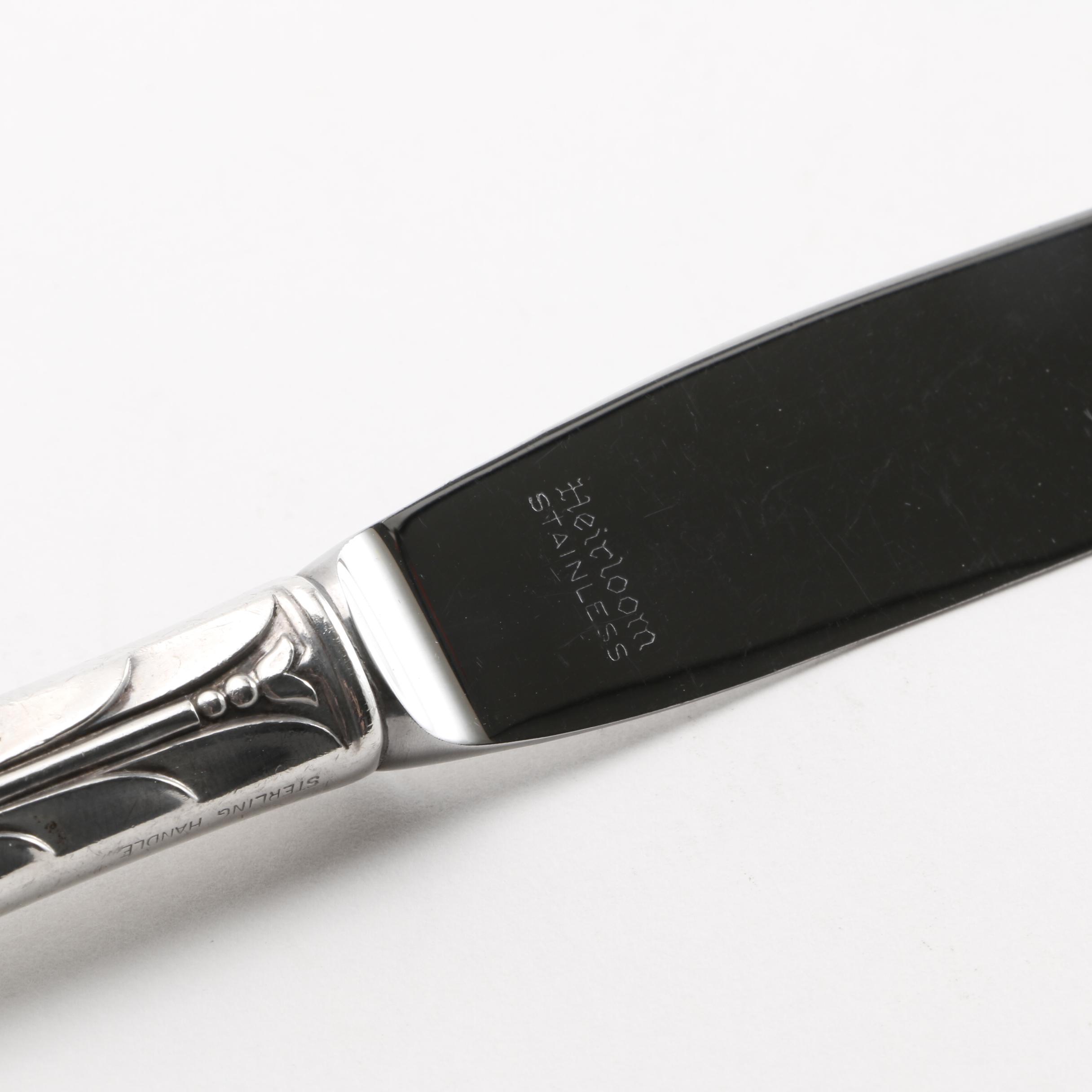 Oneida Heirloom "Heiress" Sterling Silver Flatware