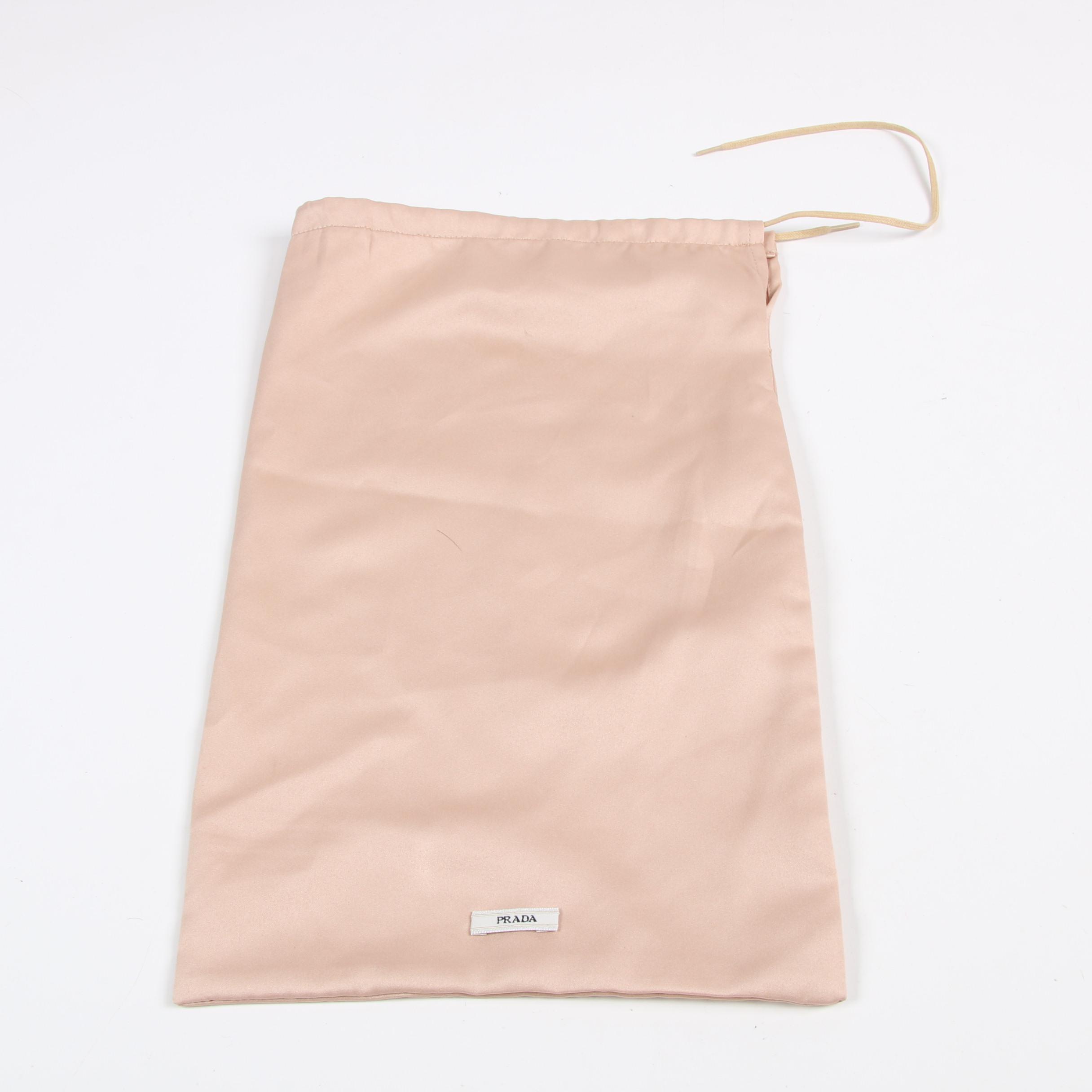 Prada Black Patent Leather Buckle Flats