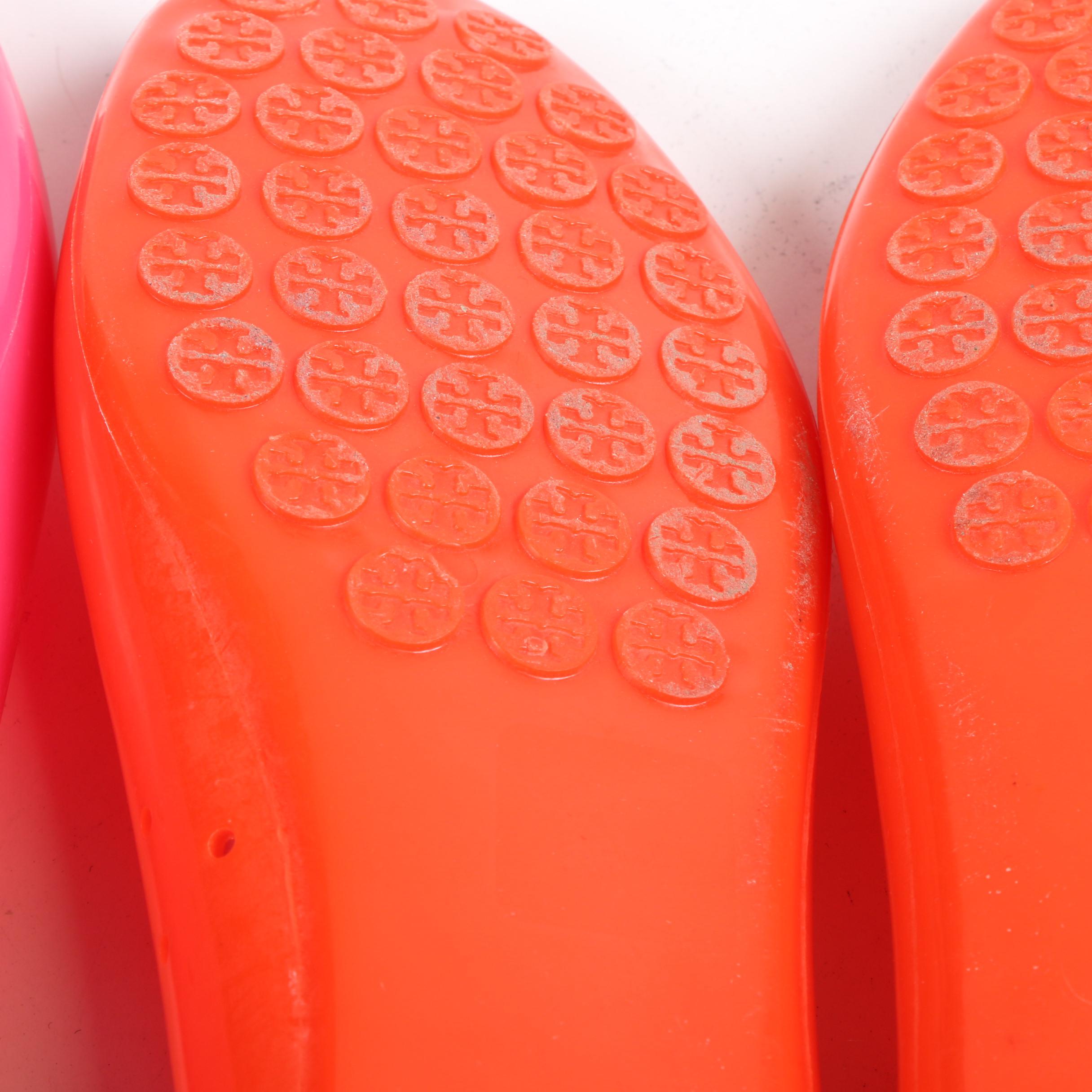 Tory Burch Reva Jelly Flats and Laguna Canvas Espadrilles