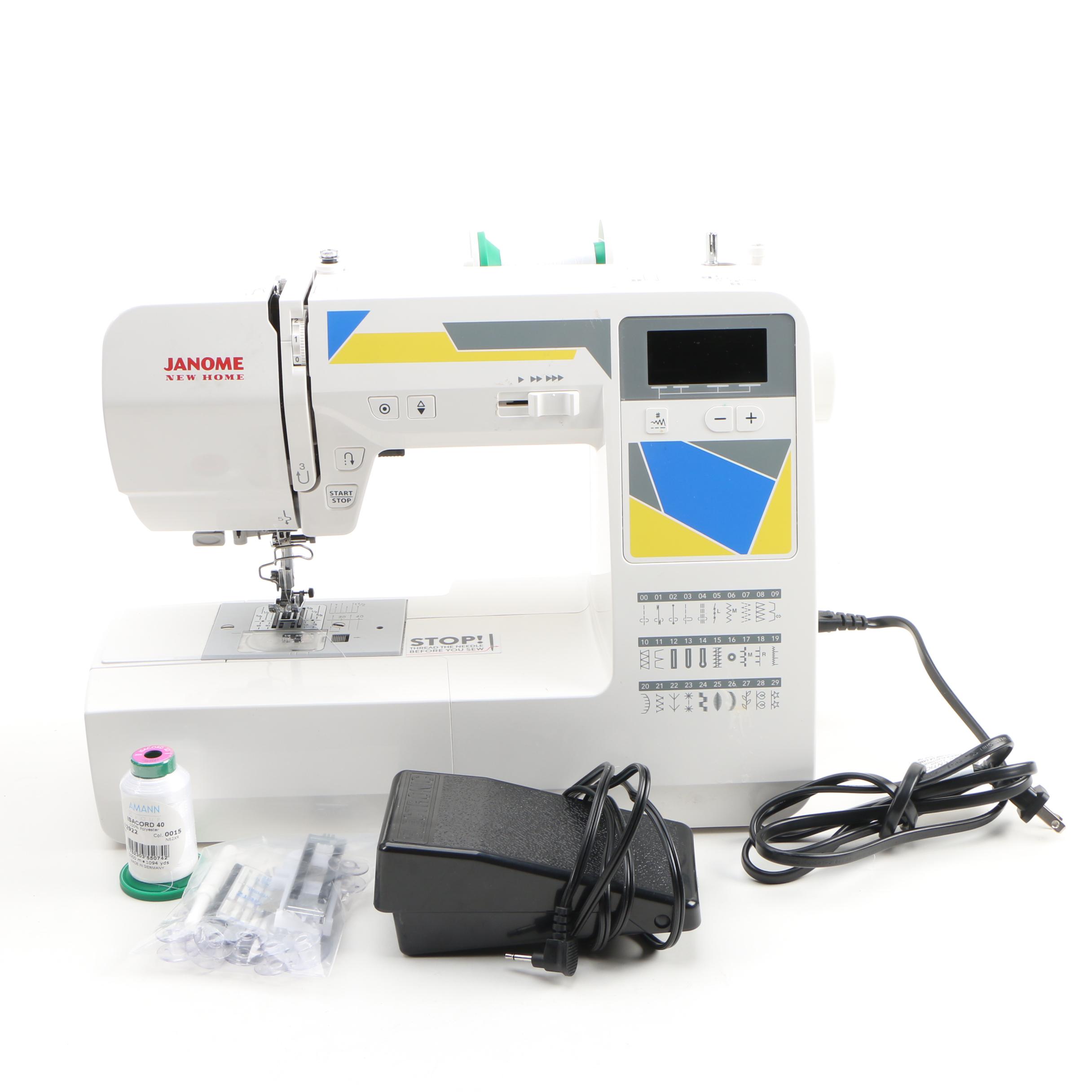 Janome New Home Model 811 Computerzied Sewing Machine