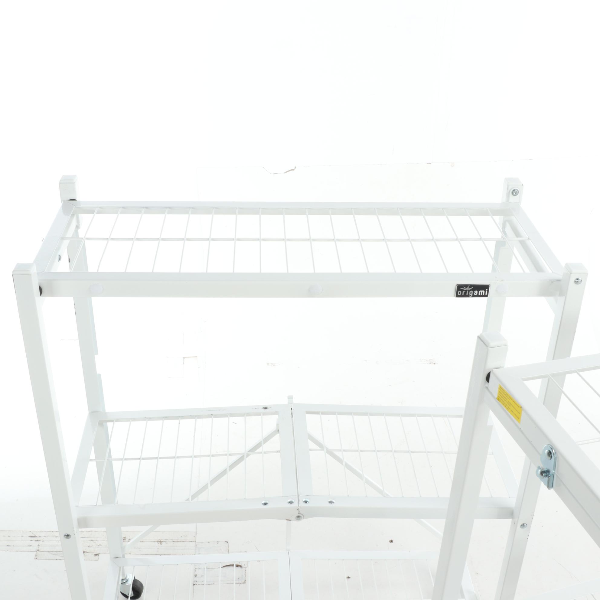 Origami Metal Folding Shelves