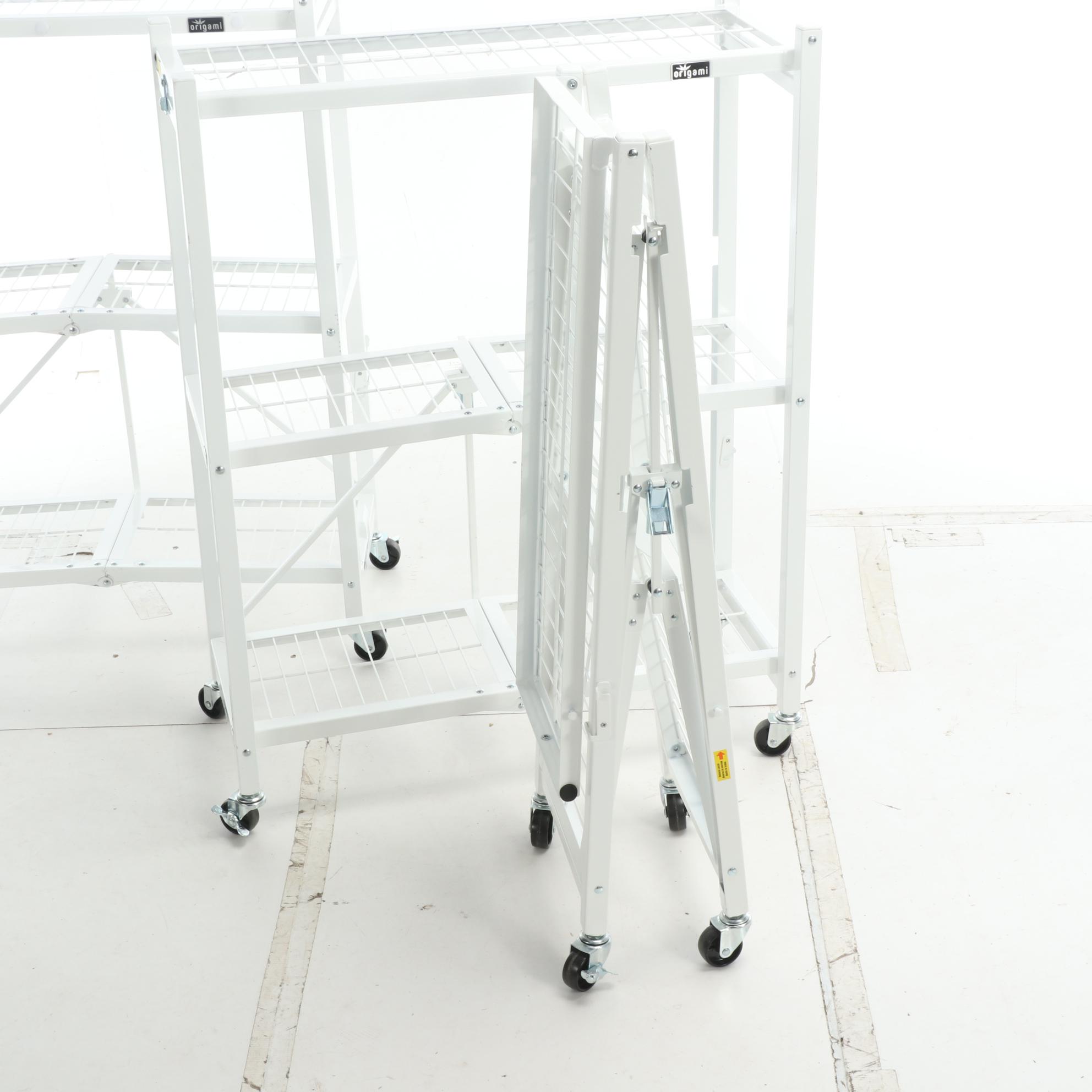 Origami Metal Folding Shelves