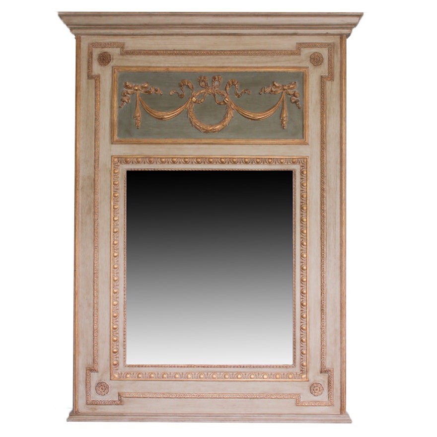 Neoclassical Style Composition Pier Mirror