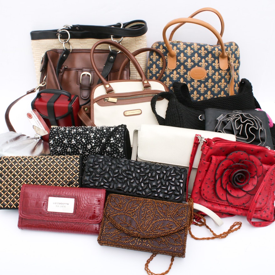 Kate Landry, Liz Claiborne, and More Handbags and Evening Bags