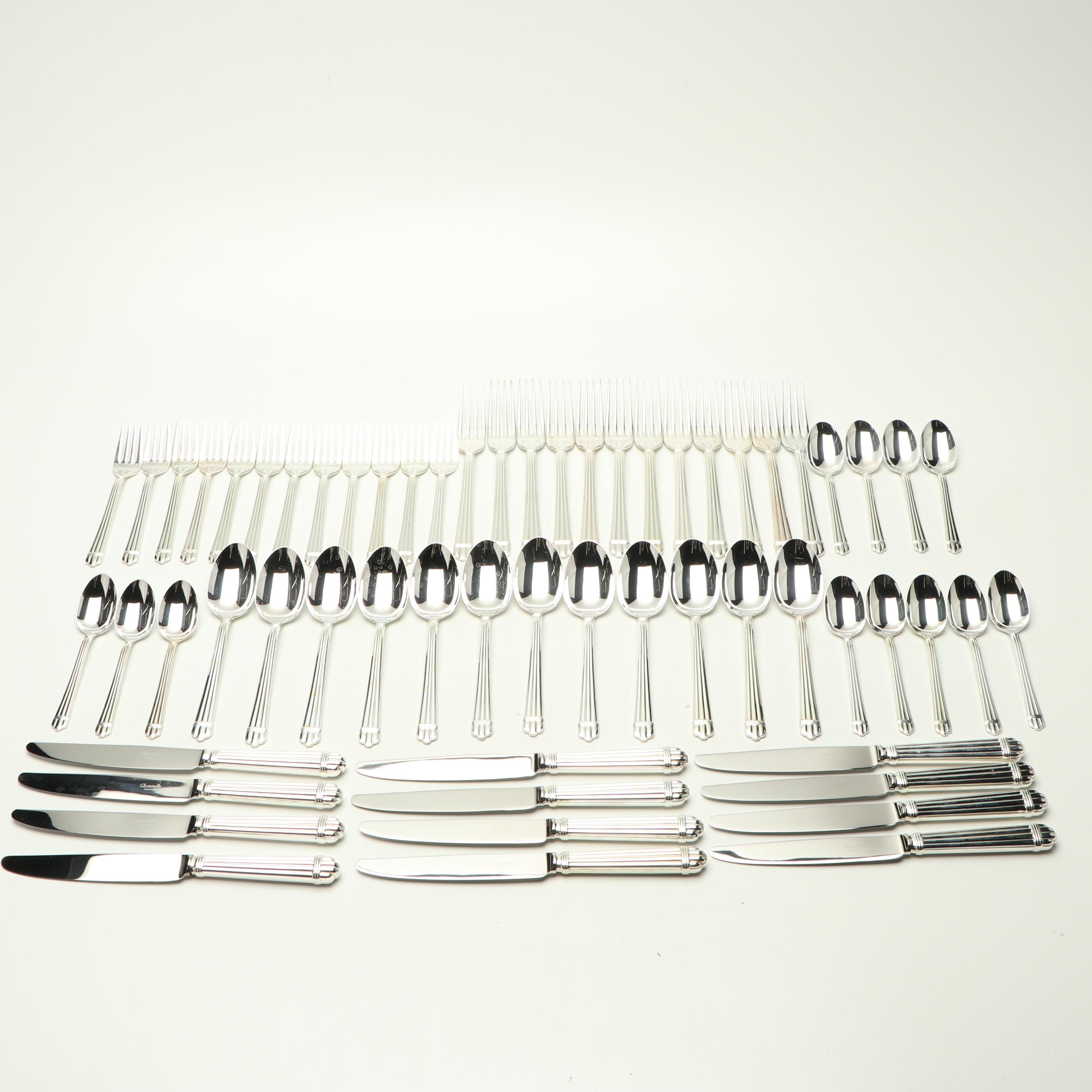 Christofle "Aria" Silver Plate Flatware Set