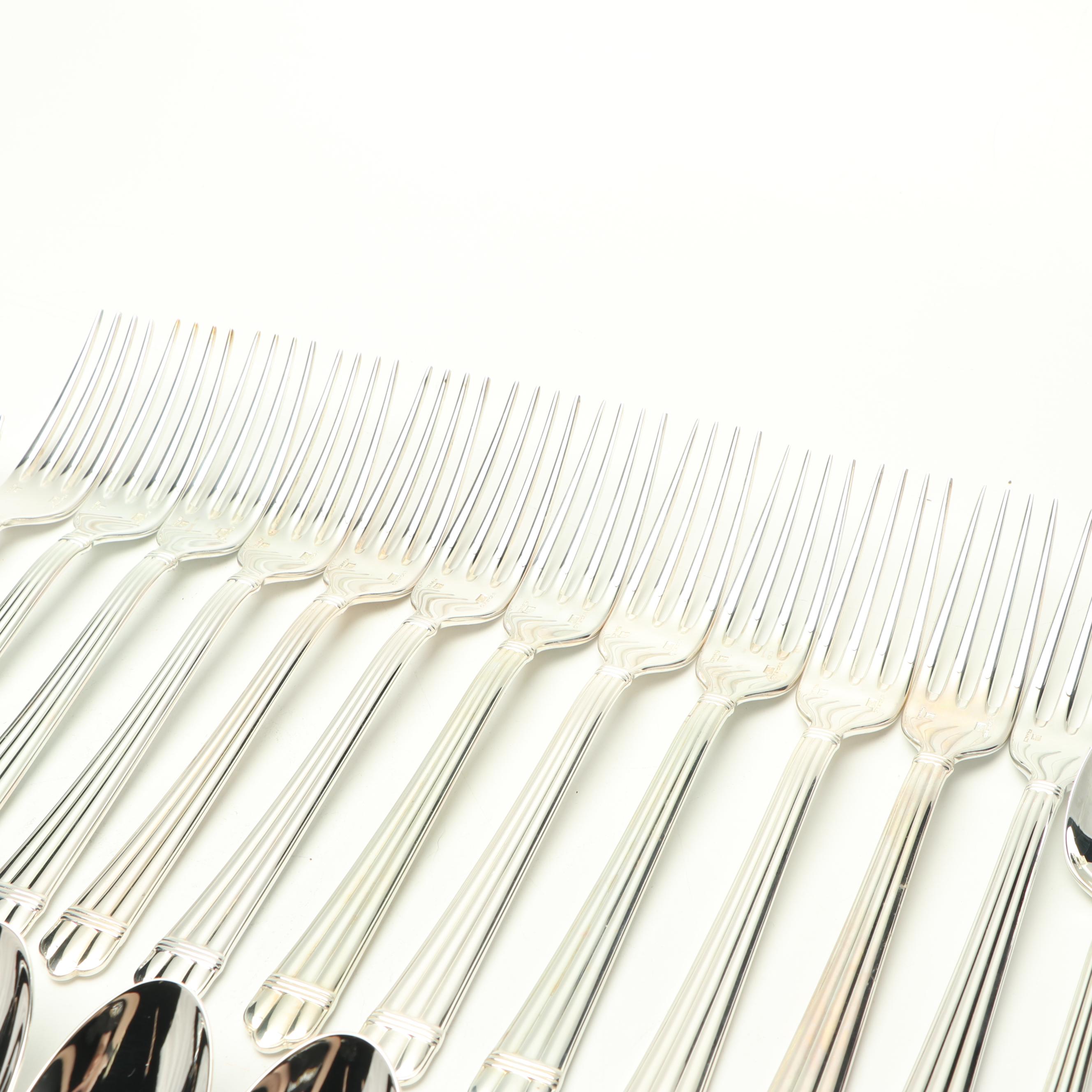 Christofle "Aria" Silver Plate Flatware Set