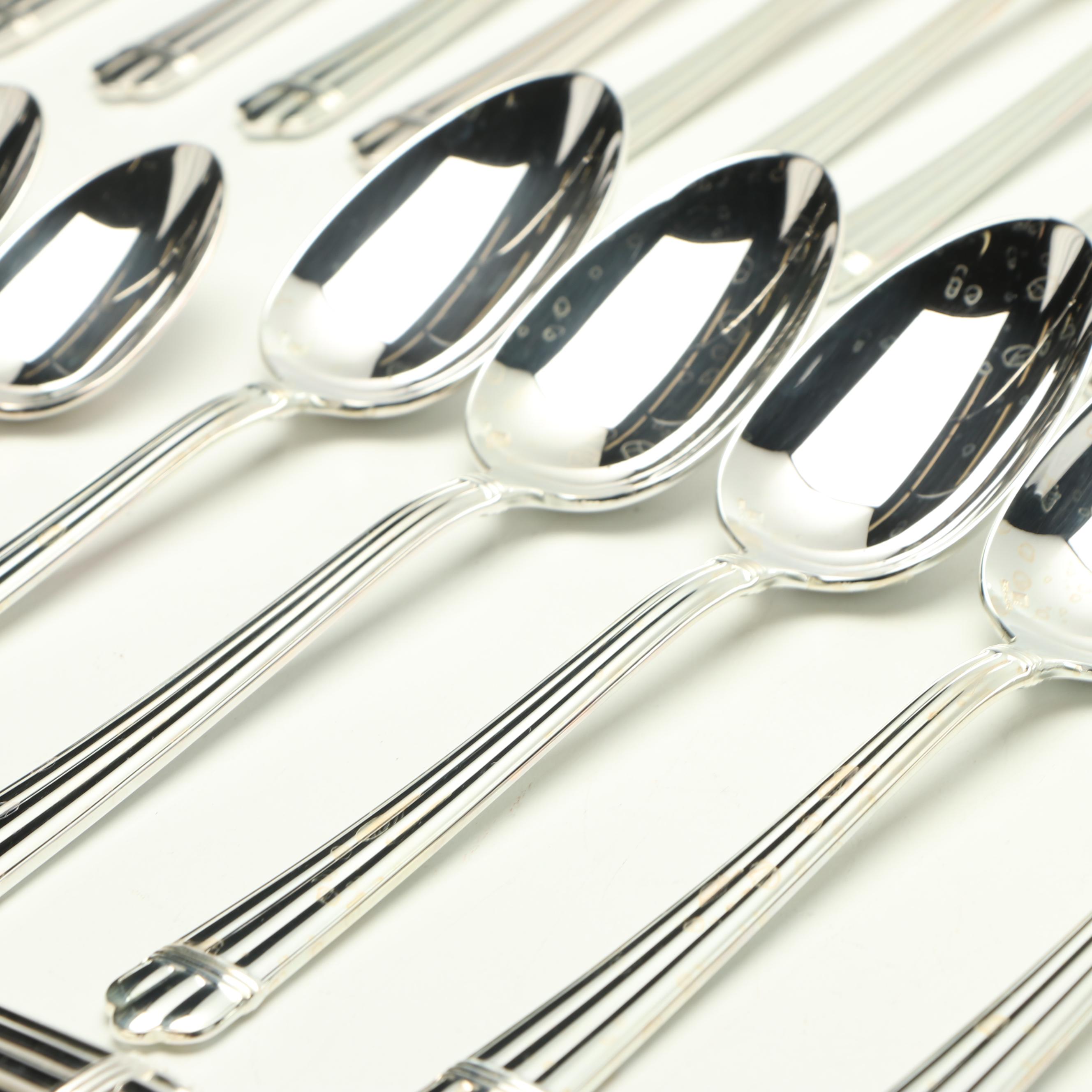 Christofle "Aria" Silver Plate Flatware Set