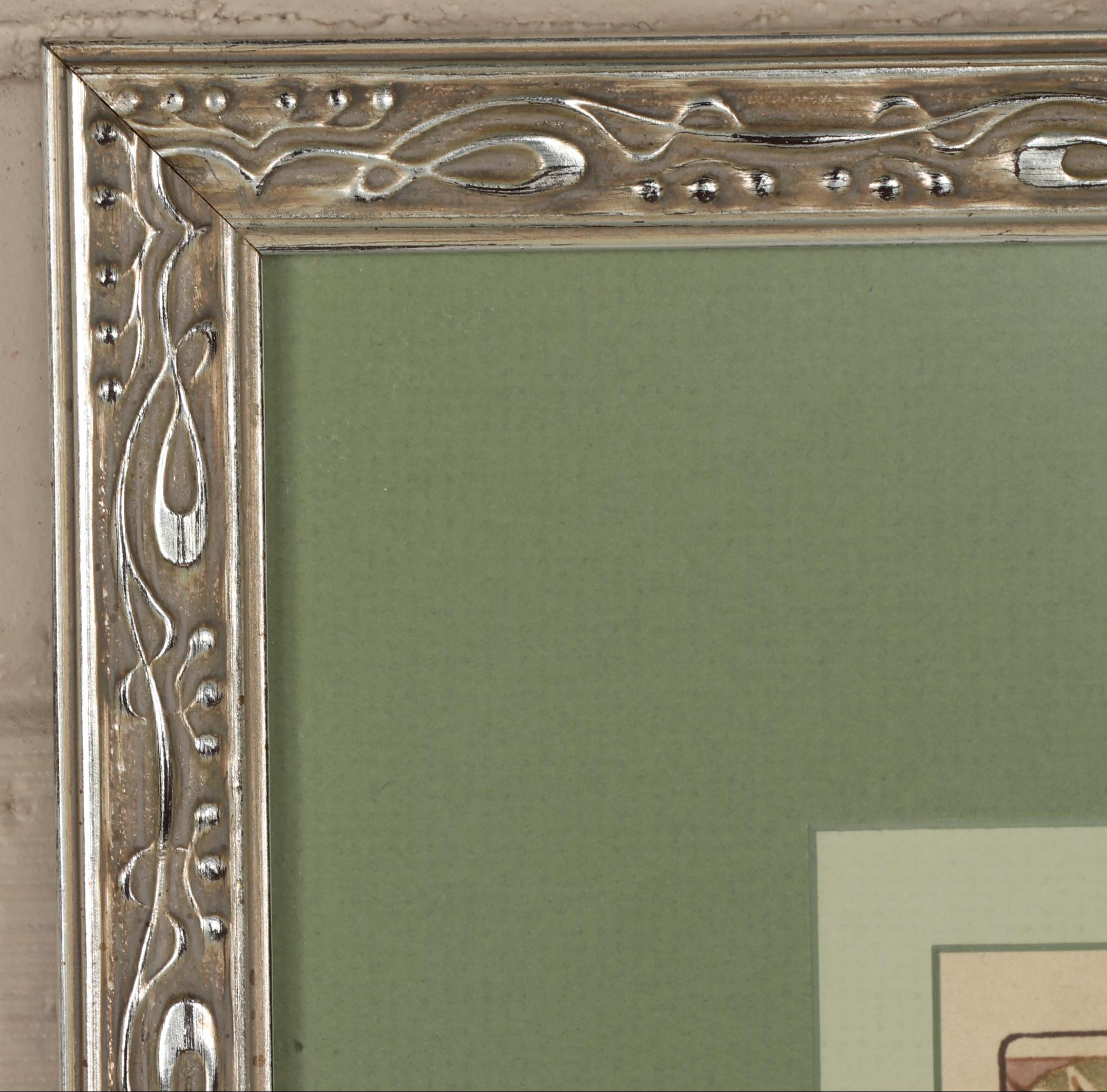 Colored Lithograph After Gustave Riom "Iris et Eglantines"