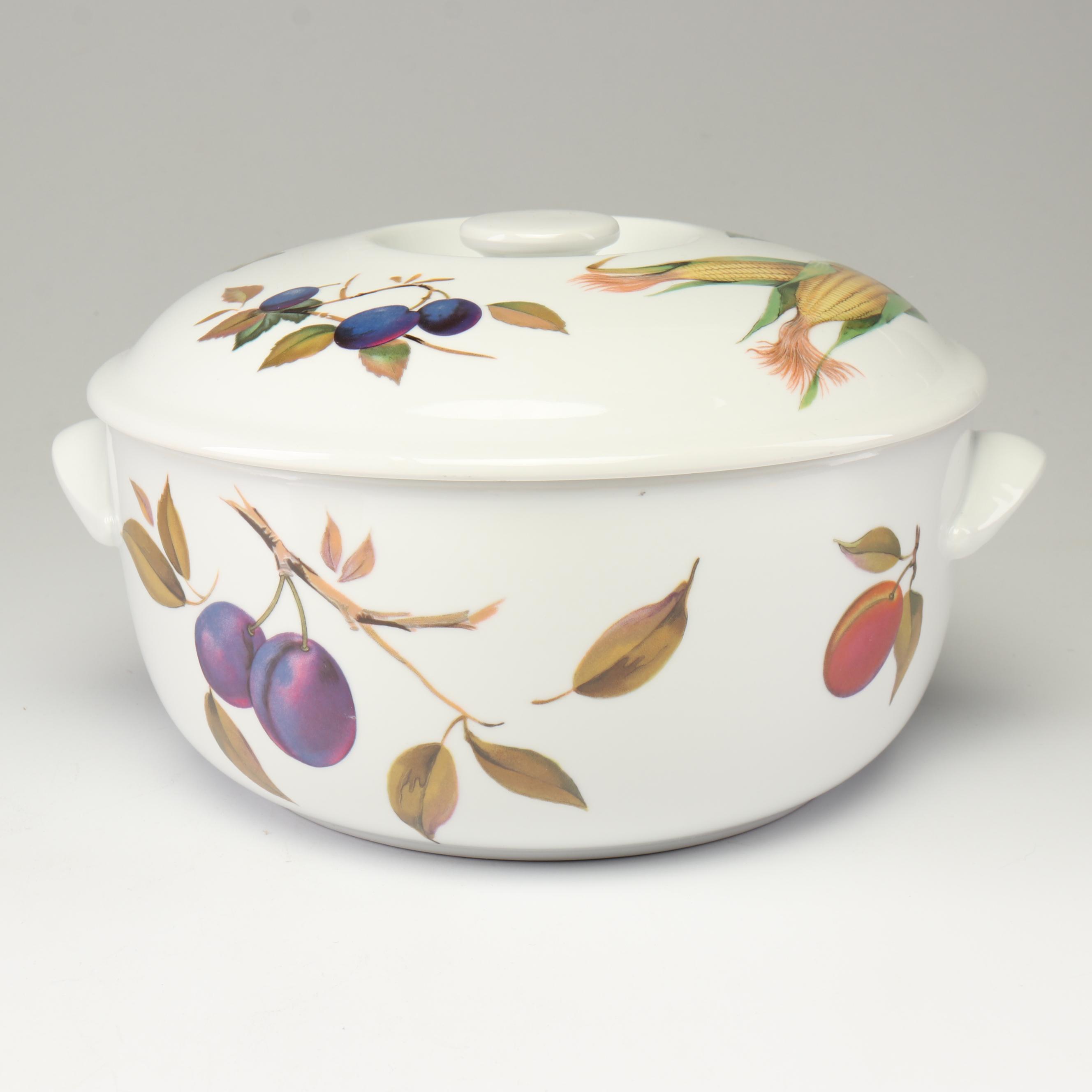 Royal Worcester "Evesham" Covered Casserole Dishes