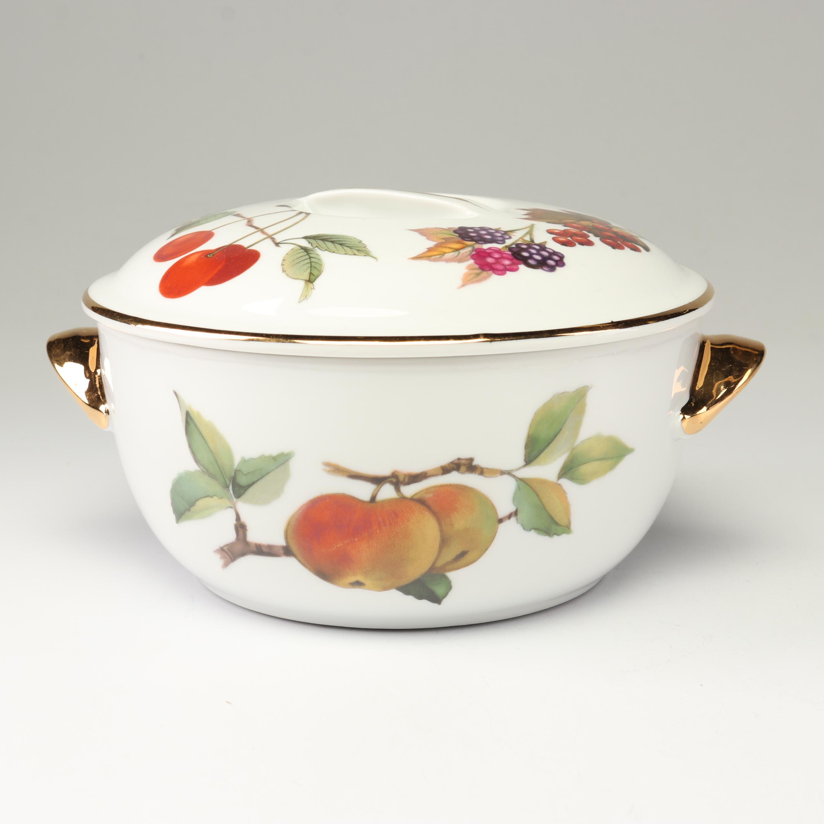 Royal Worcester "Evesham" Covered Casserole Dishes