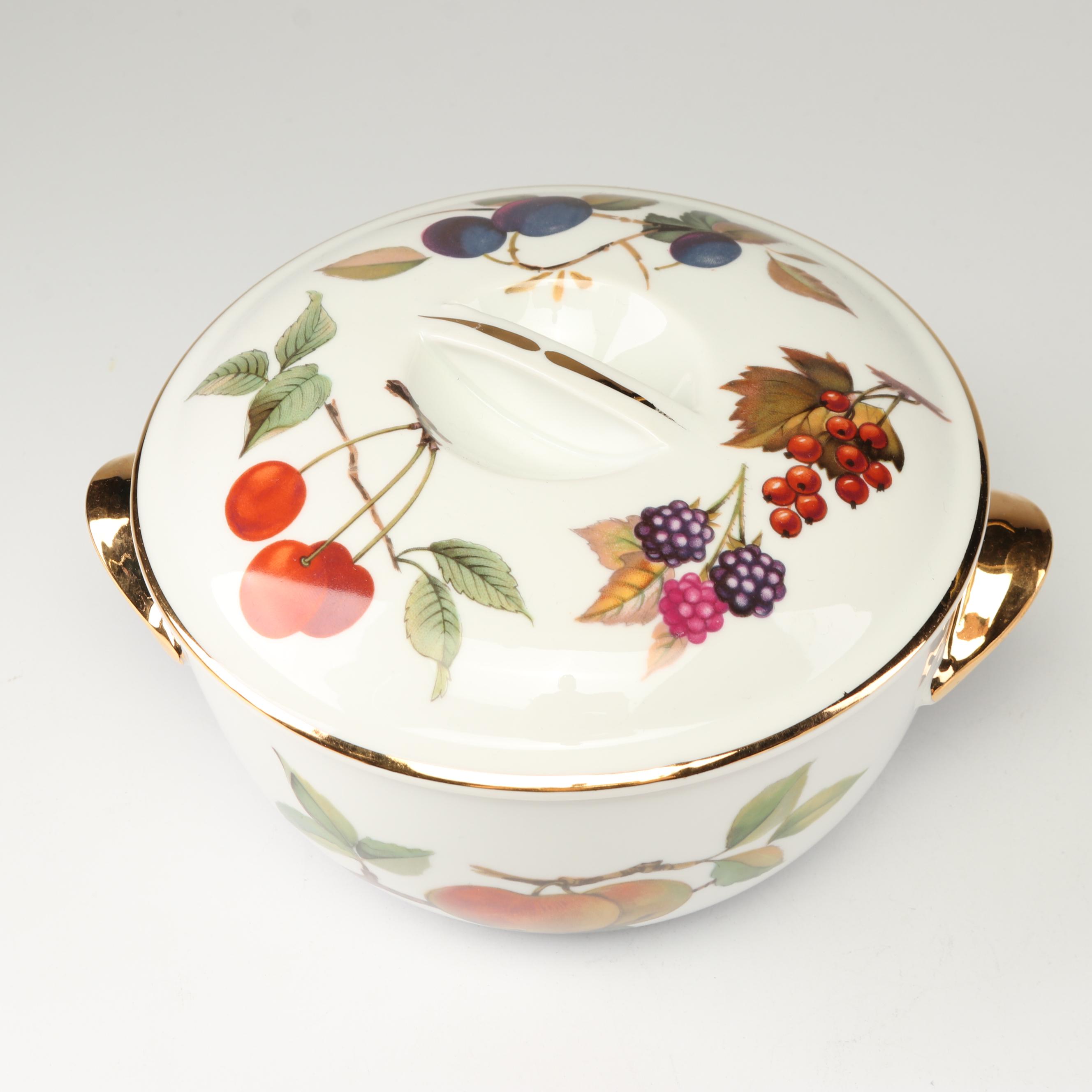 Royal Worcester "Evesham" Covered Casserole Dishes