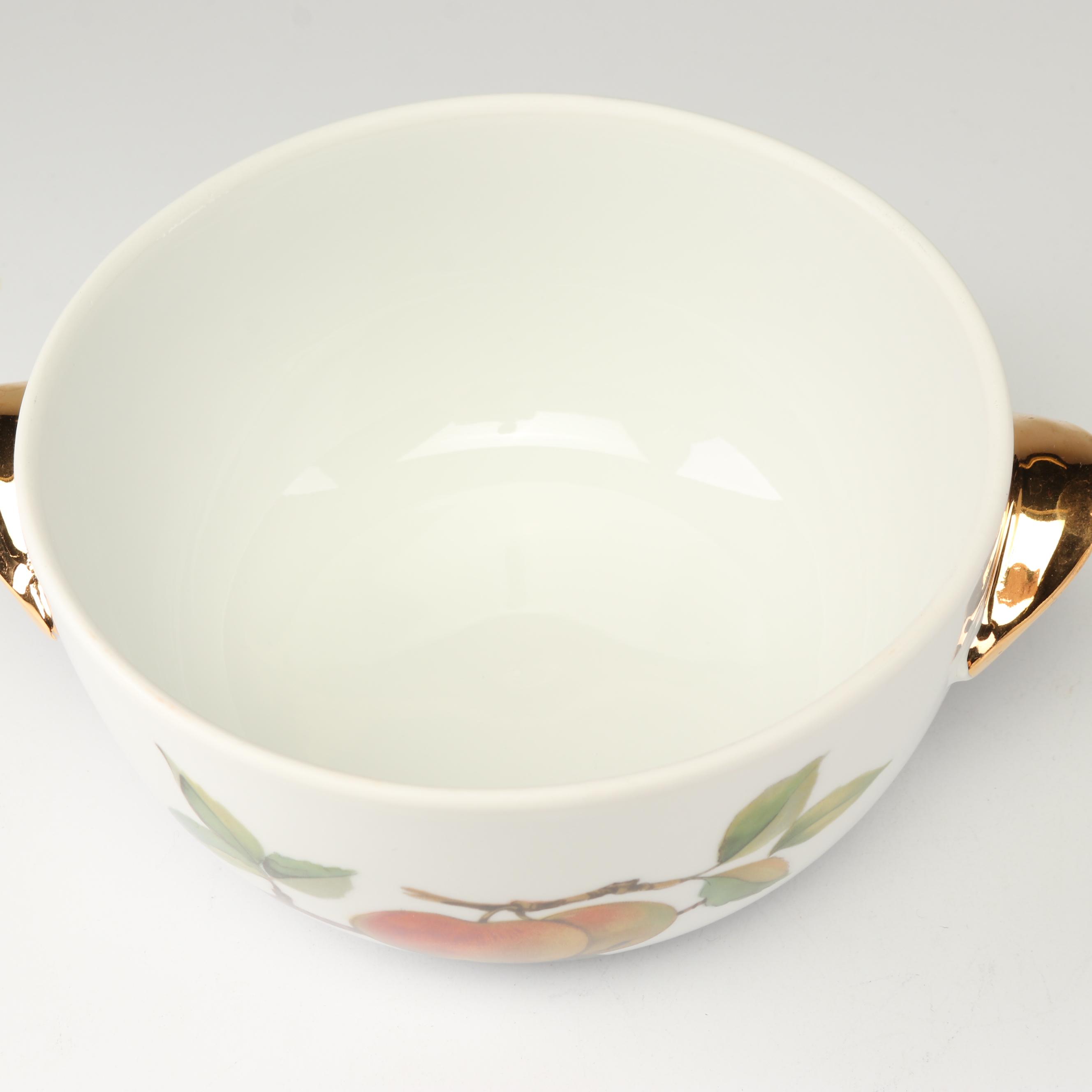 Royal Worcester "Evesham" Covered Casserole Dishes