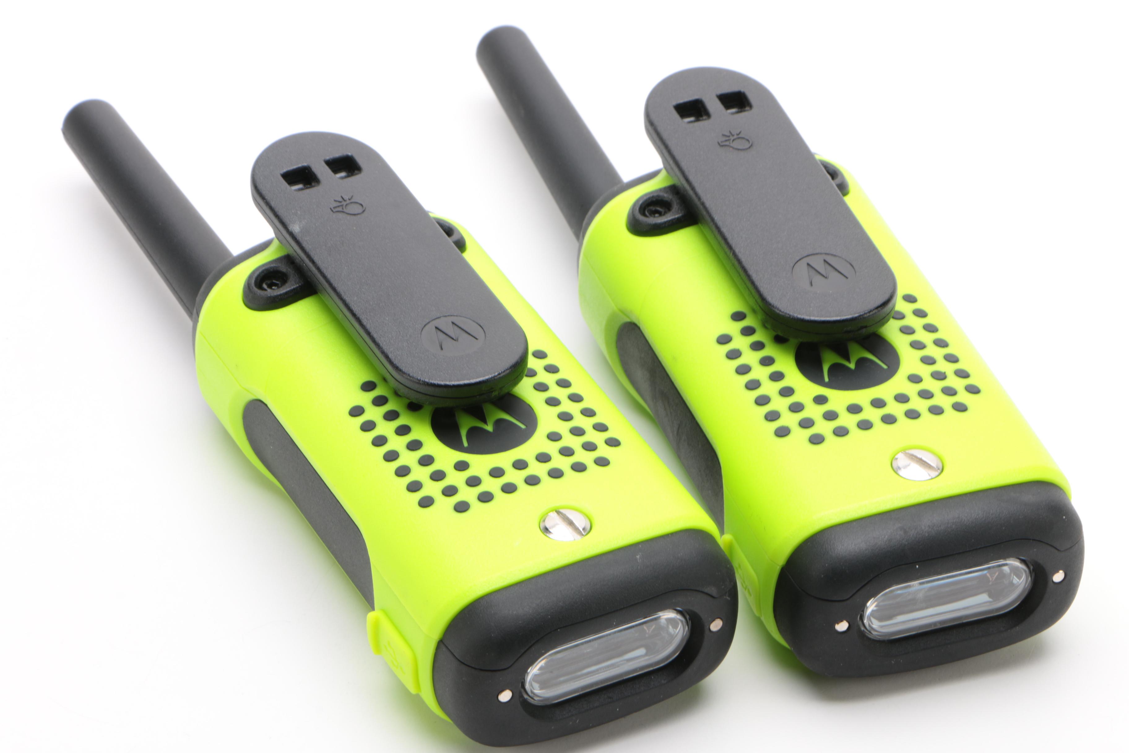 Motorola Talkabout T600 H20 Two-Way Radios with Surveillance Headsets