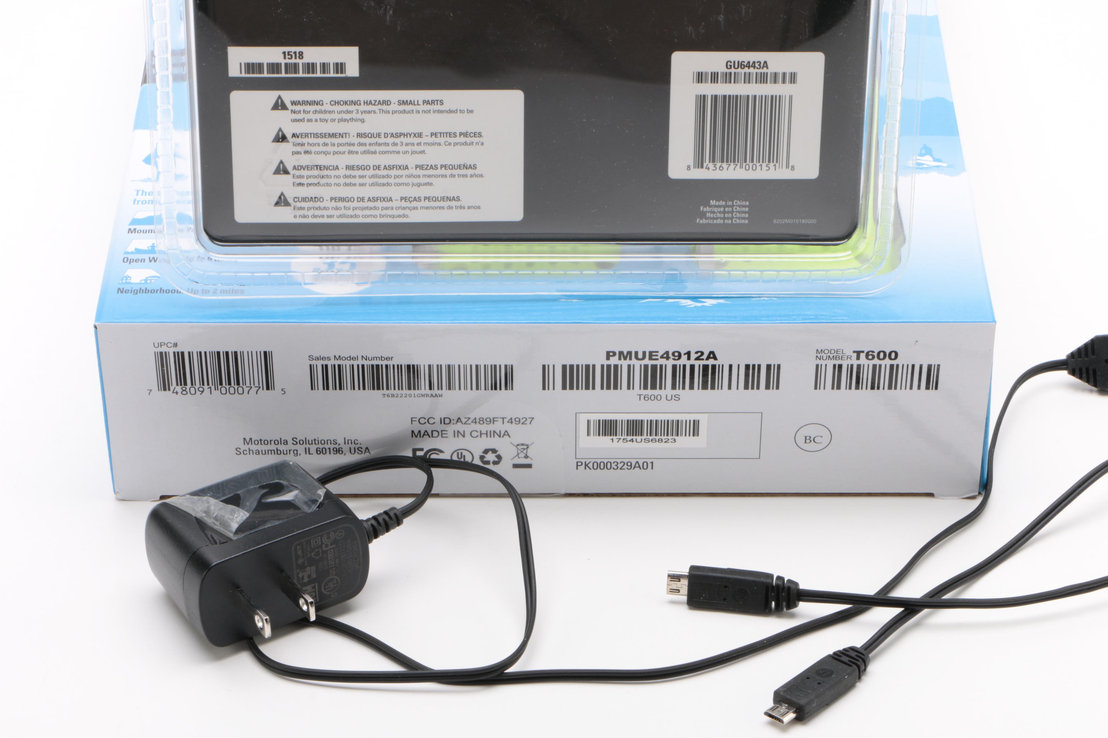 Motorola Talkabout T600 H20 Two-Way Radios with Surveillance Headsets