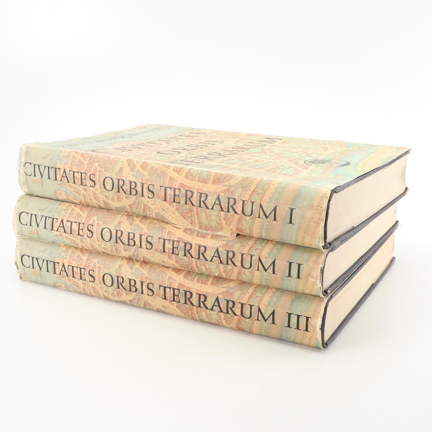 1965 "Civitates Orbis Terrarum" Three Volume Set