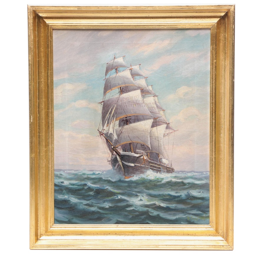 Nautical Oil Painting