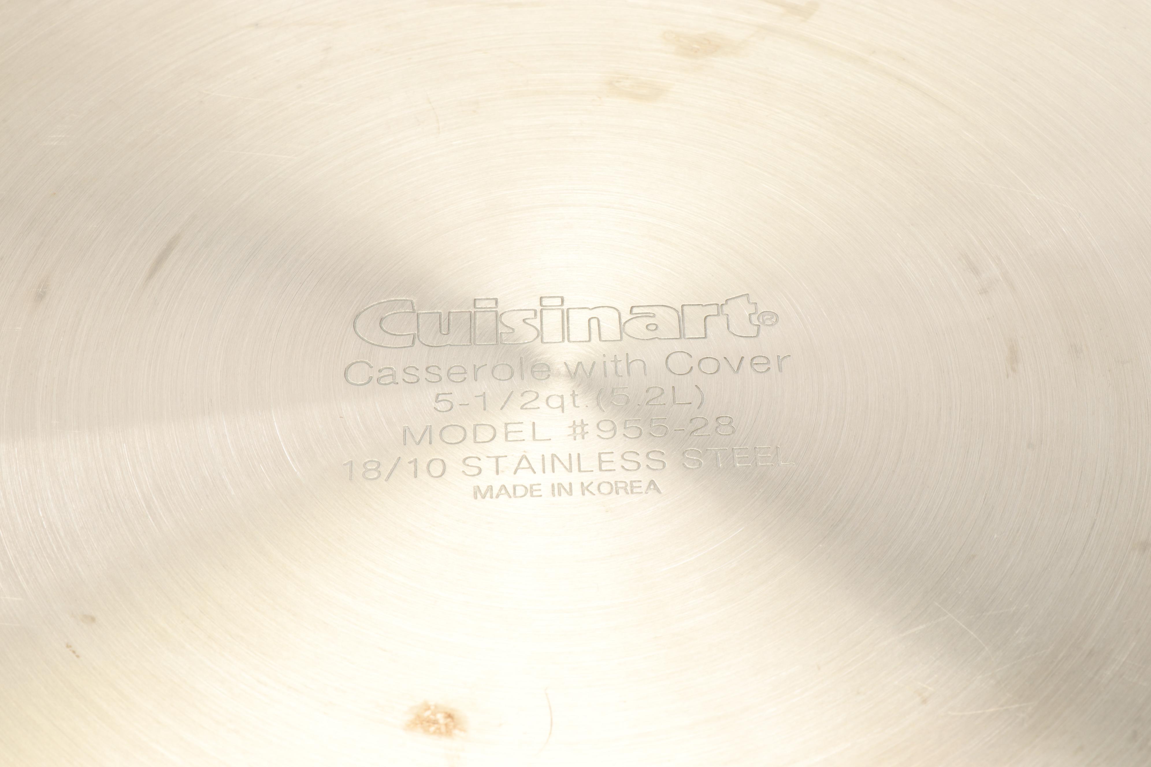 Cuisinart Everyday Stainless Casserole and Magnalite Stockpot