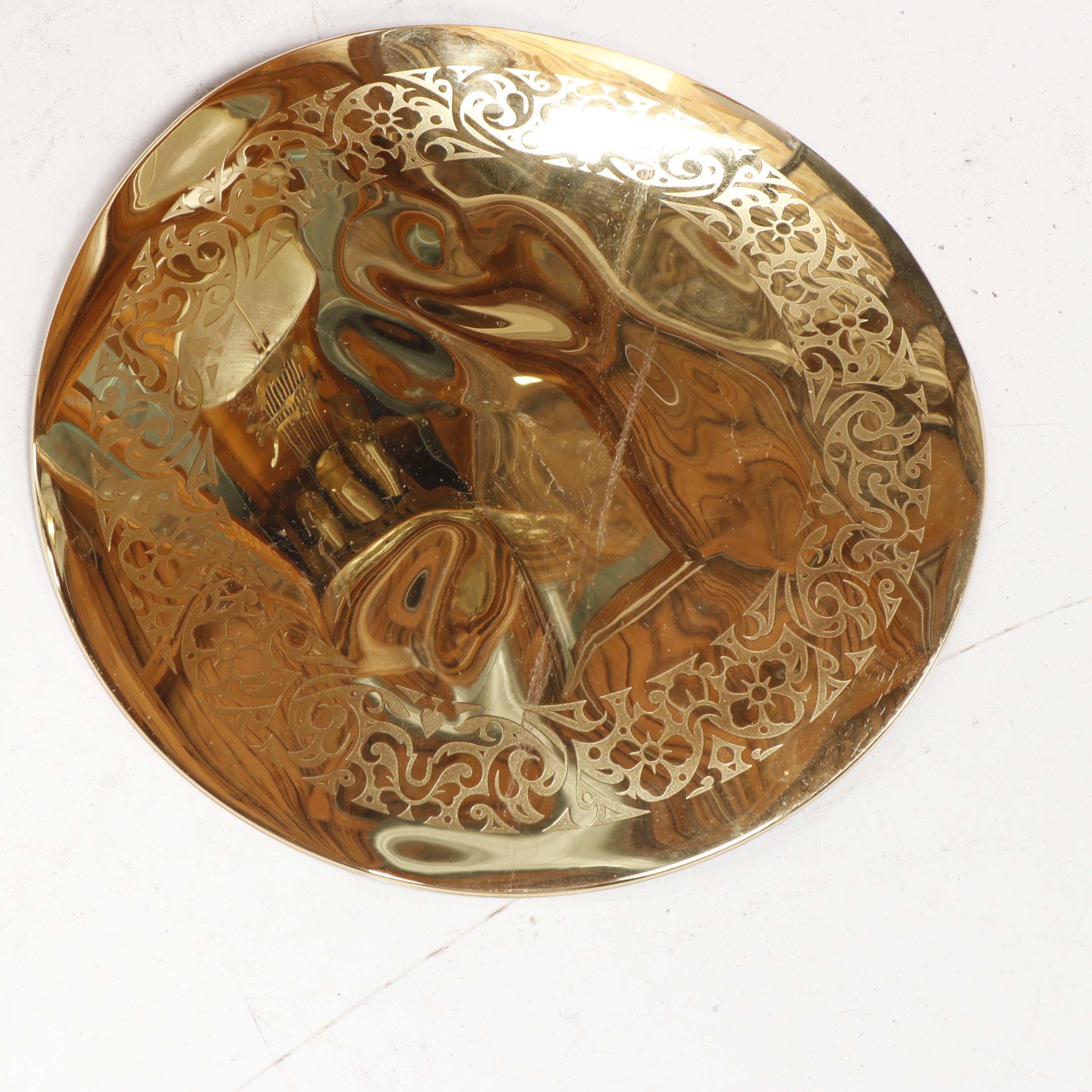 Sligh Oak Curio Cabinet Grandfather Clock