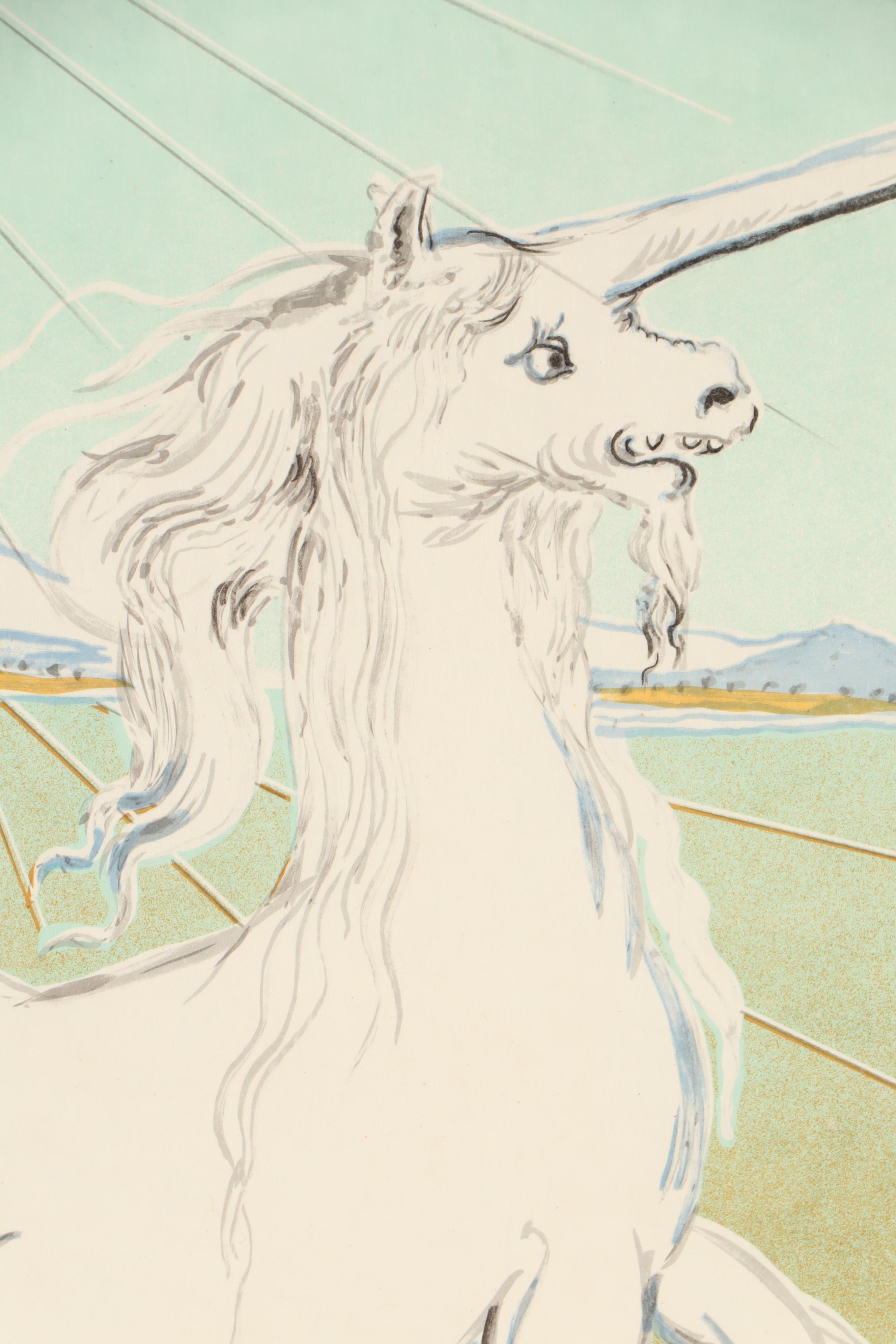 Salvador Dalí Lithograph "The Agony of Love"