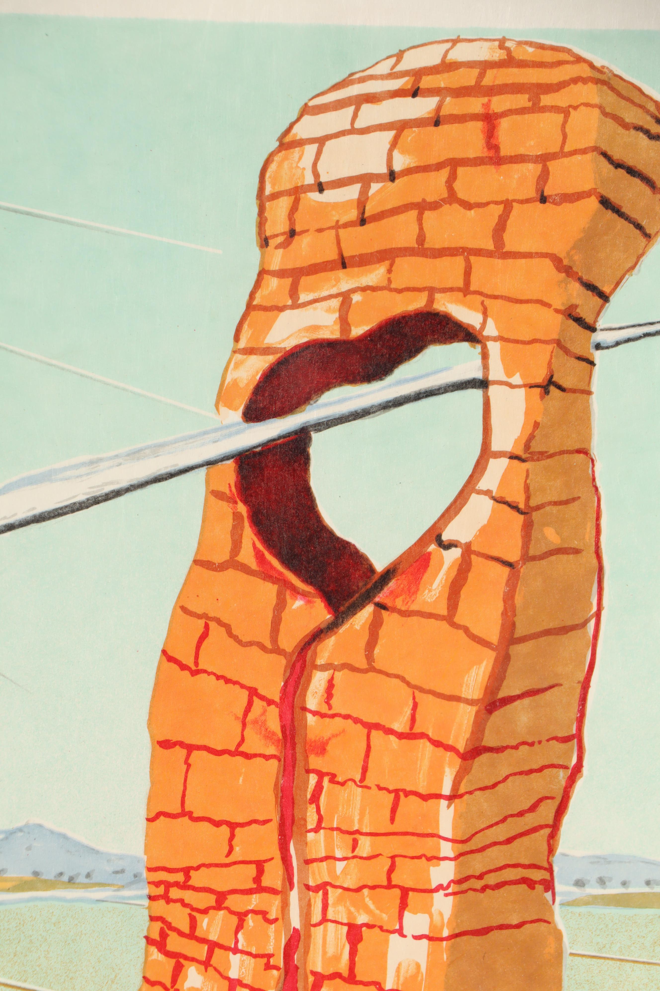 Salvador Dalí Lithograph "The Agony of Love"