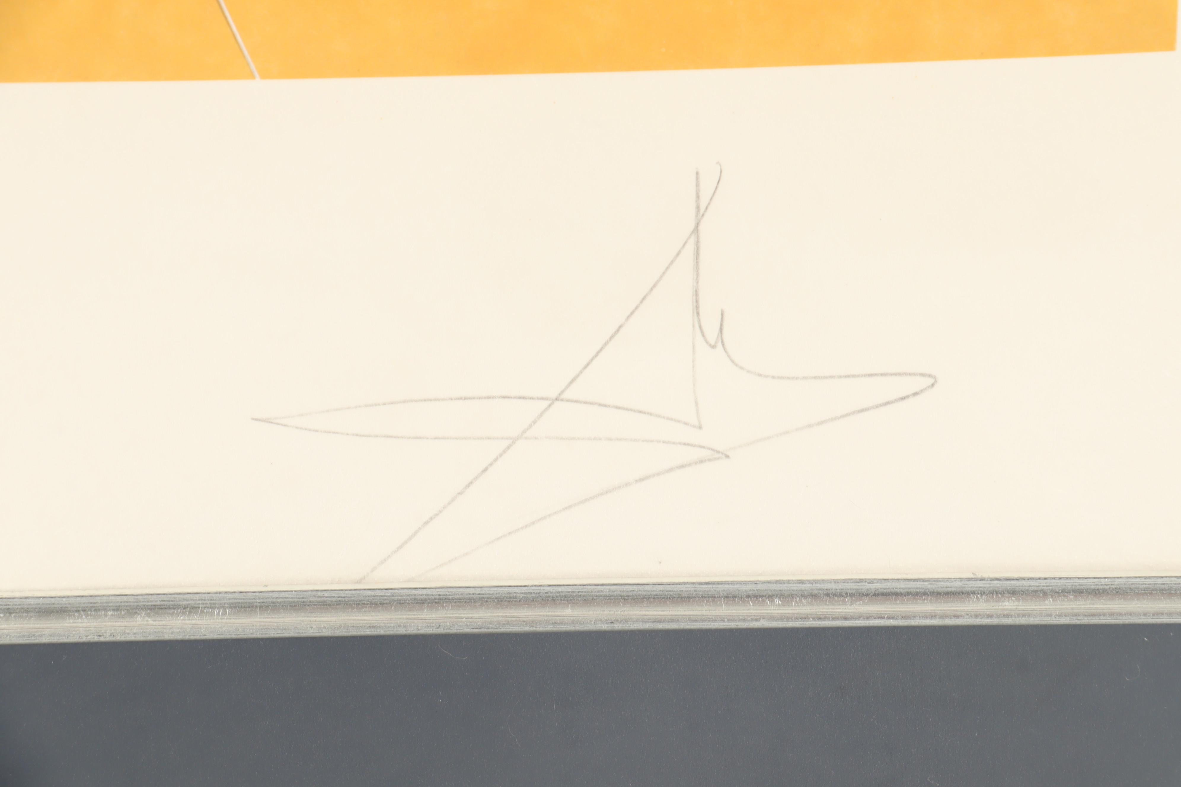 Salvador Dalí Lithograph "The Agony of Love"