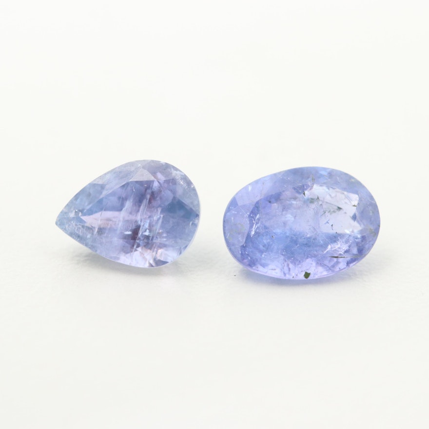 Loose 4.60 CTW Tanzanite Gemstones